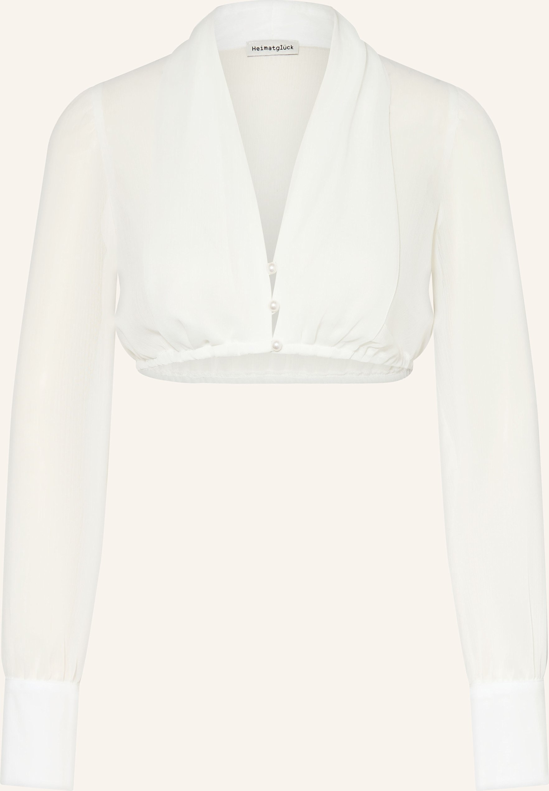 Heimatglück Tracht Dirndlbluse Kelly weiss