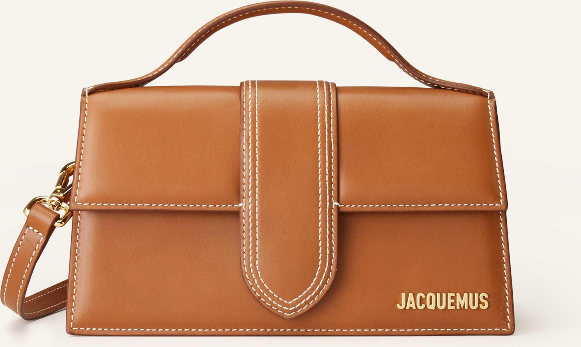 Jacquemus Umhängetasche Le Grand Bambino braun