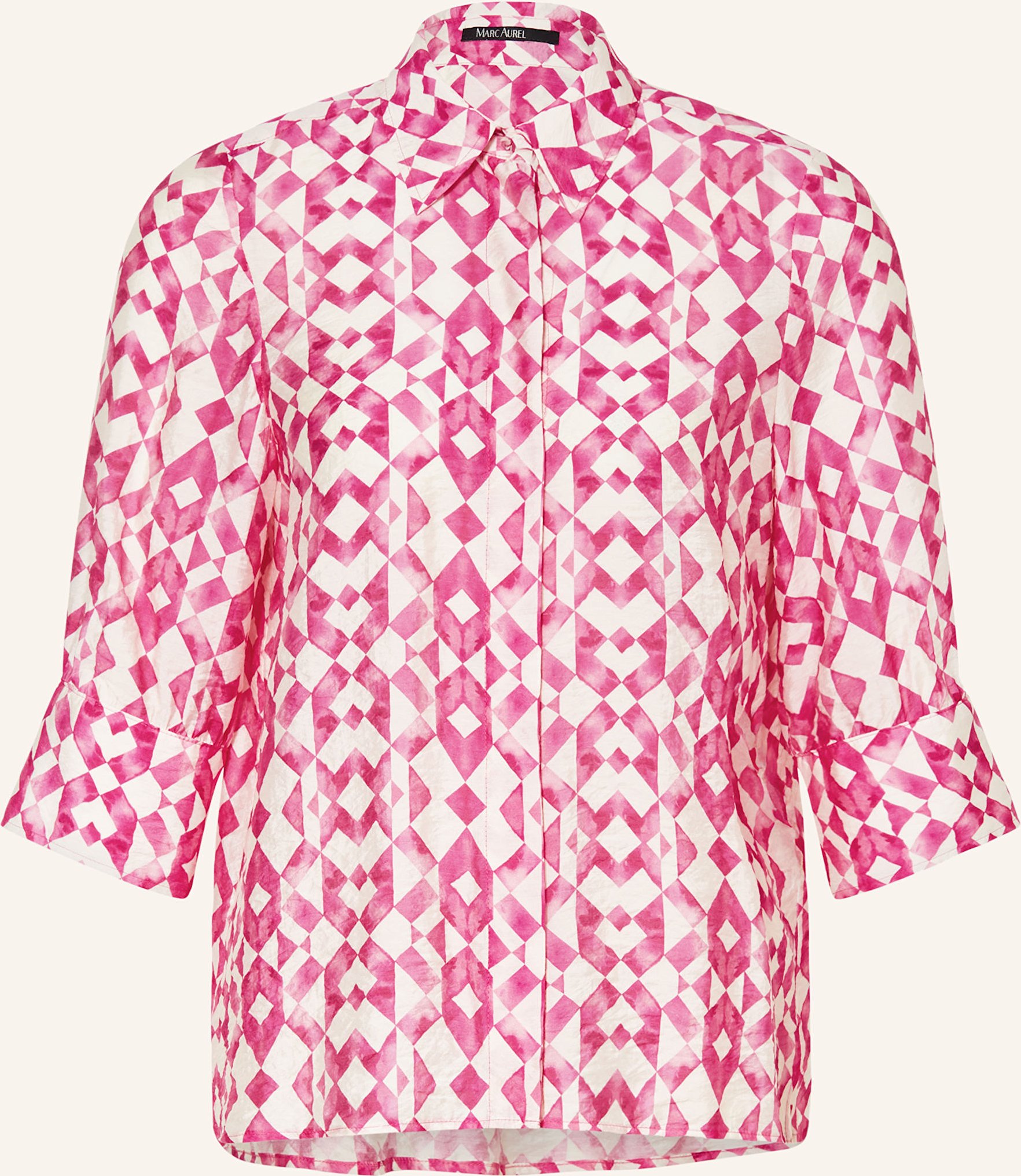 Marc Aurel Hemdbluse Mit 3/4-Arm pink