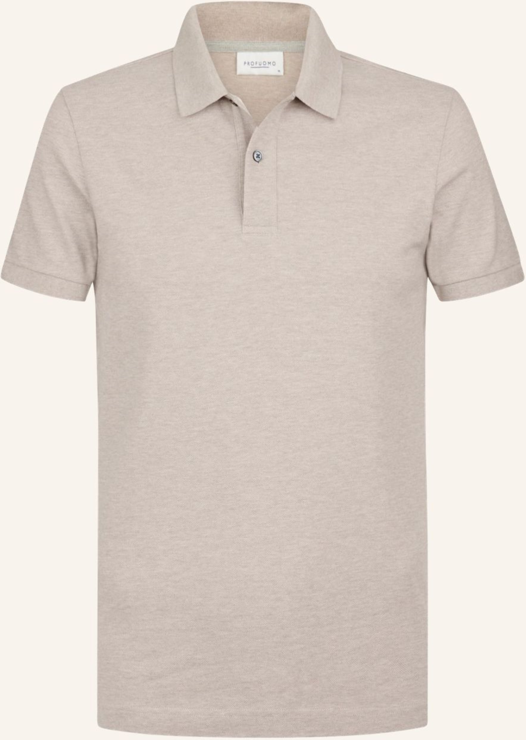 Profuomo Polo Kurzarm beige