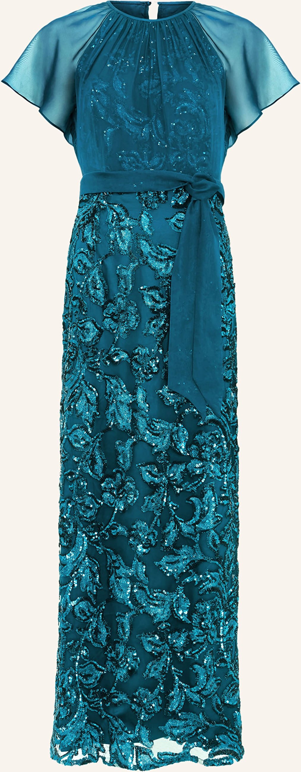 Phase Eight Kleid Talia Mit Pailletten blau