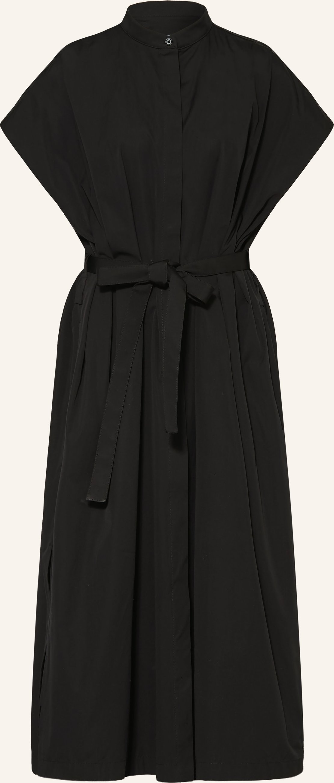 Jil Sander Hemdblusenkleid schwarz