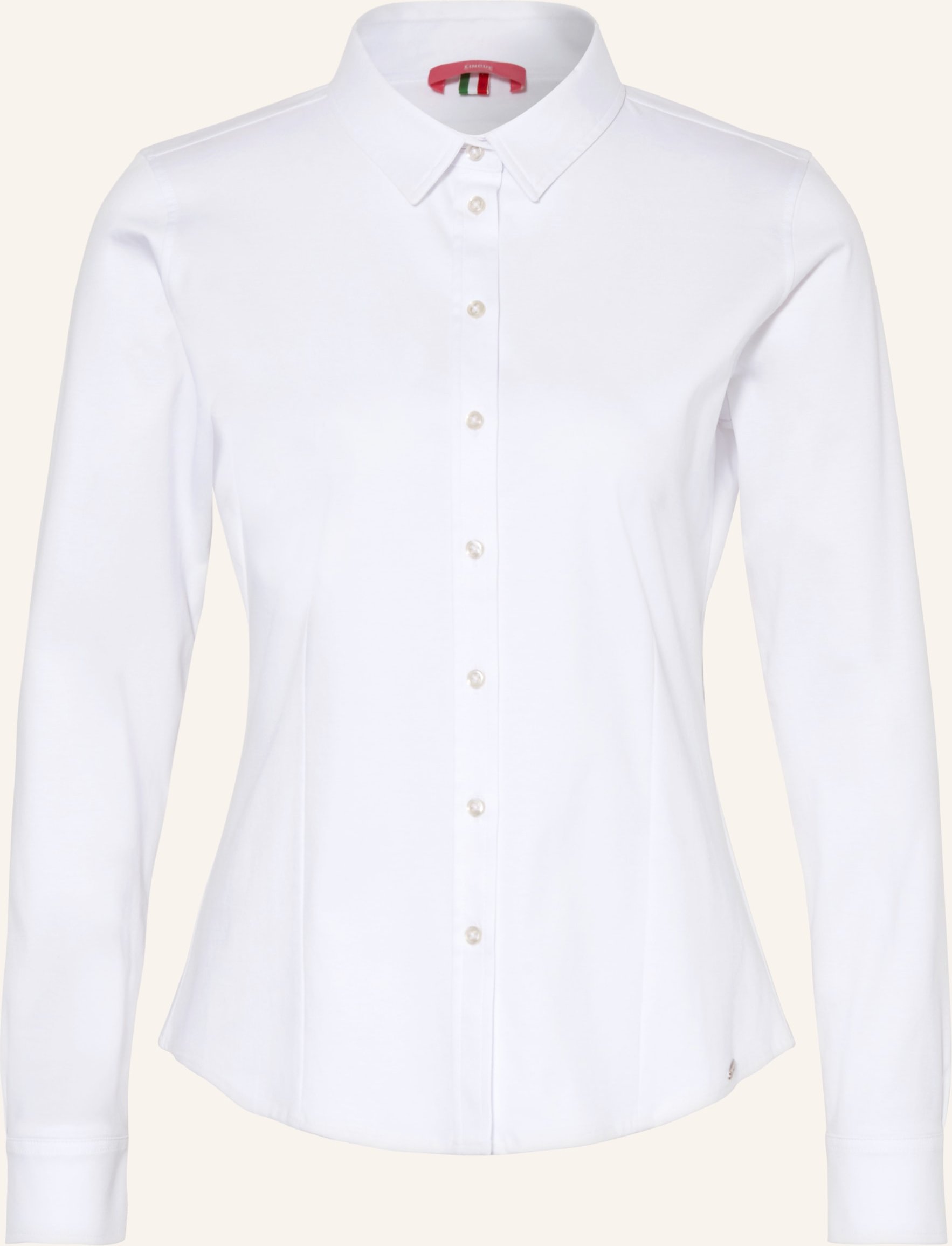 Cinque Hemdbluse Cisary Aus Jersey weiss