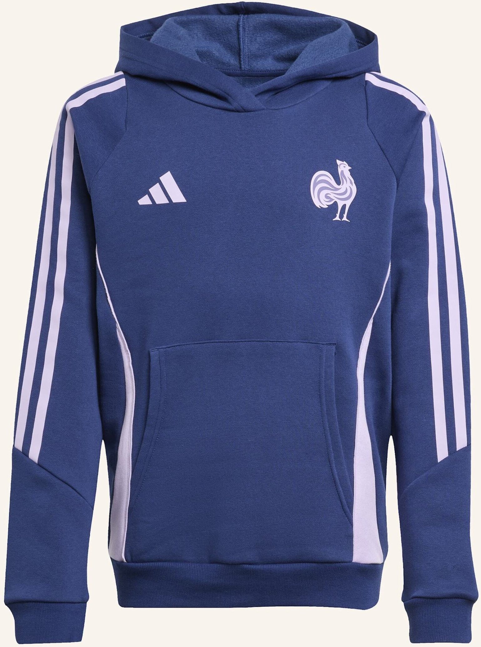 Adidas Frankreich Kapuzenjacke Kinder blau
