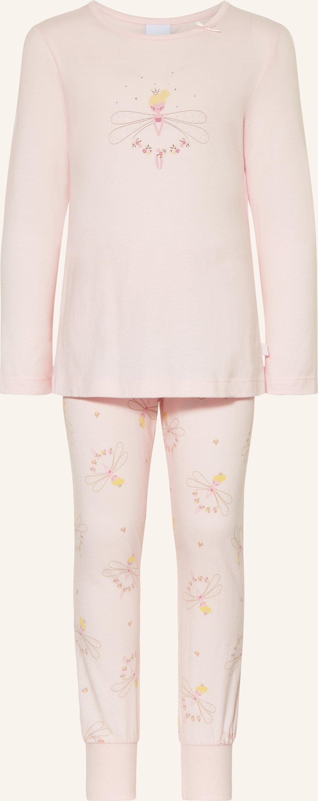 Sanetta Schlafanzug Mit Schmucksteinen rosa