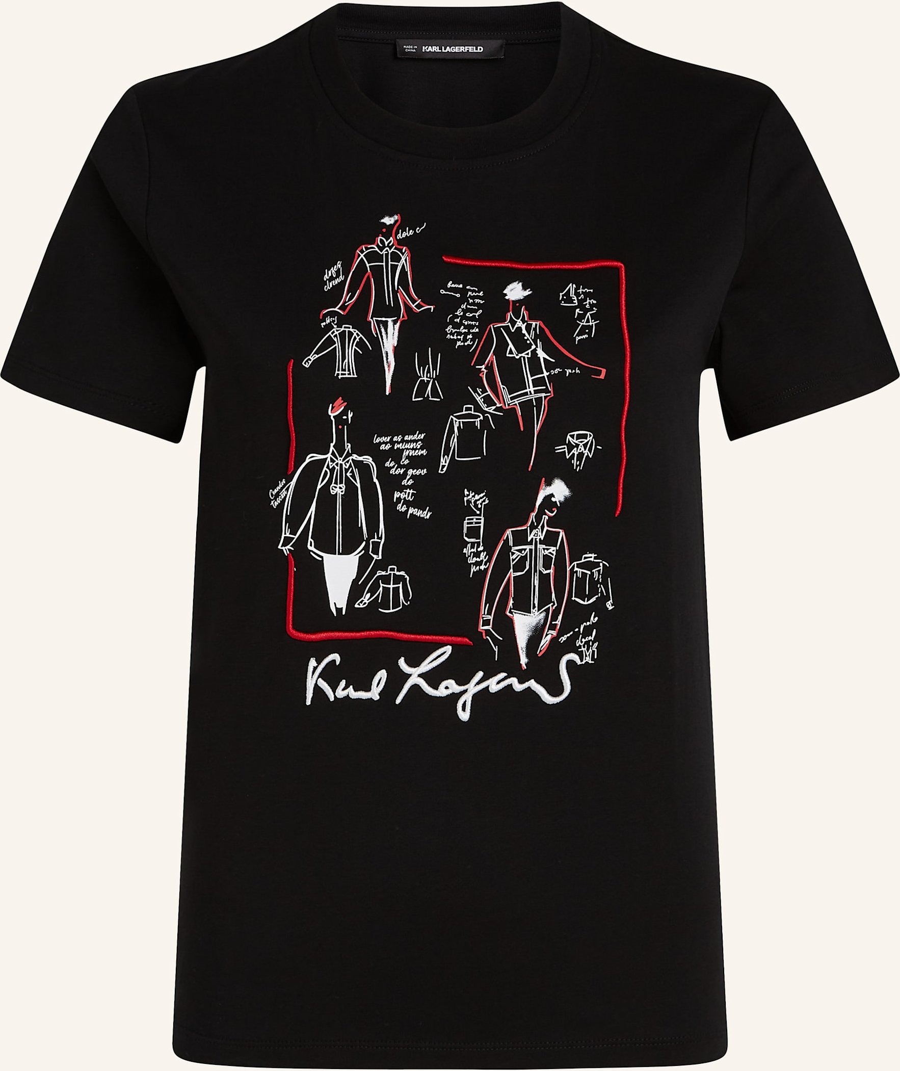 Karl Lagerfeld T-Shirt schwarz