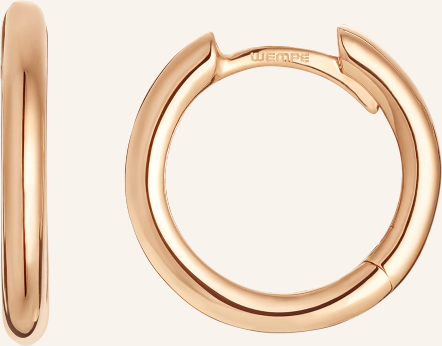 Wempe Fine Jewelry Creole Minimalism rosegold