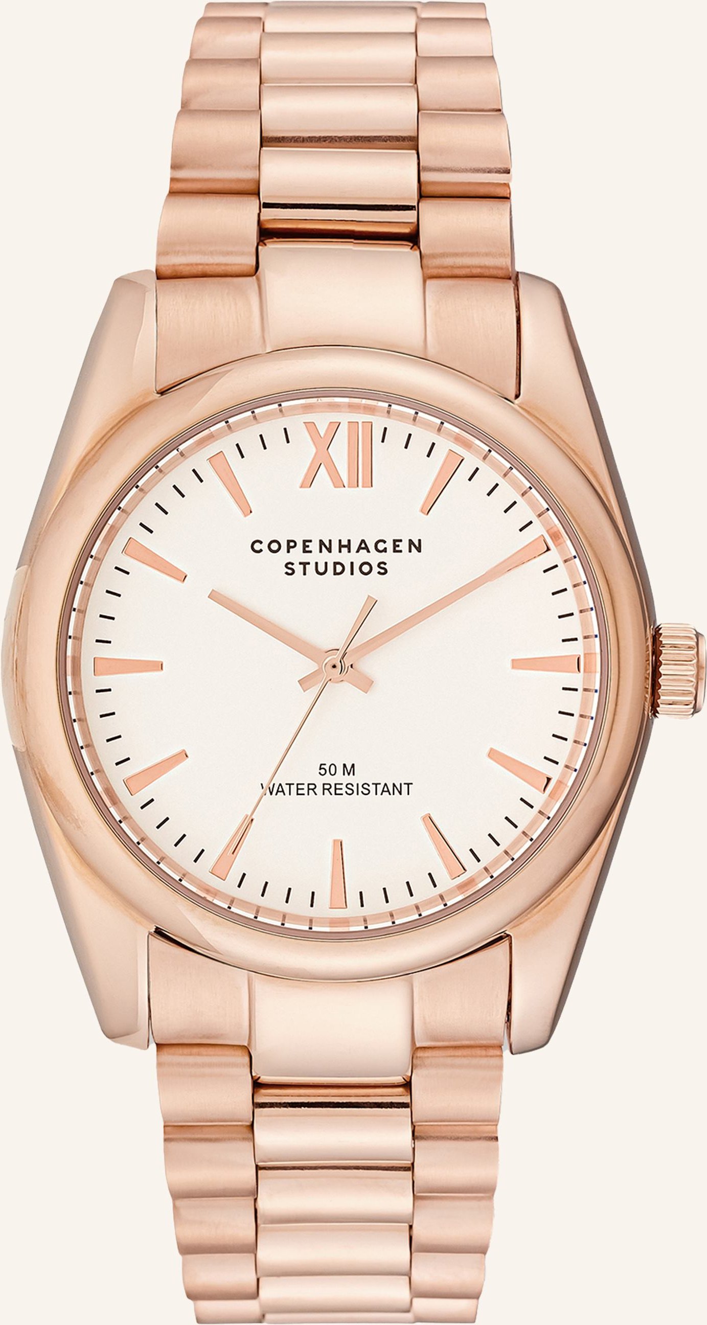 Copenhagen Studios Armbanduhr Aus Edelstahl rosegold