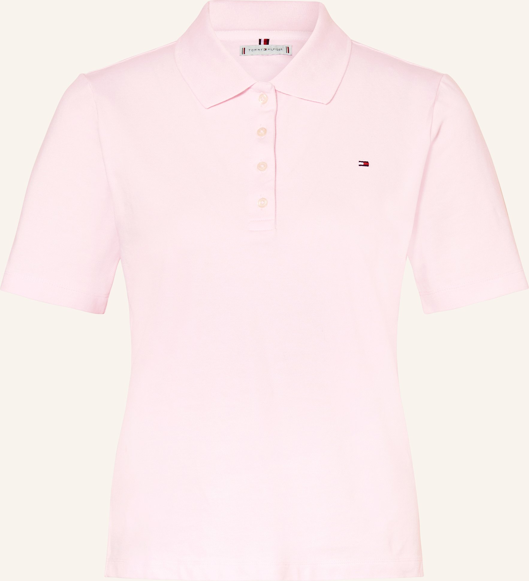 Tommy Hilfiger Piqué-Poloshirt rosa