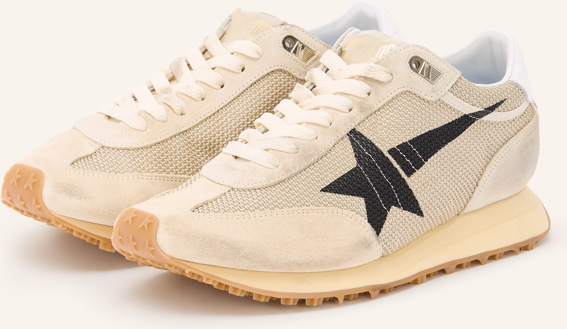 Golden Goose Sneaker Running Marathon beige