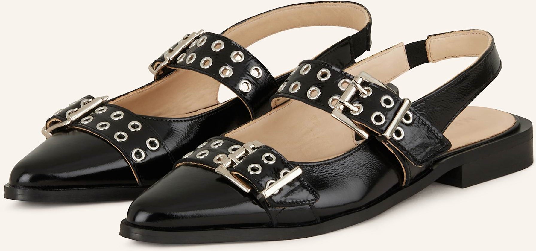 Mrs & Hugs Slingballerinas schwarz