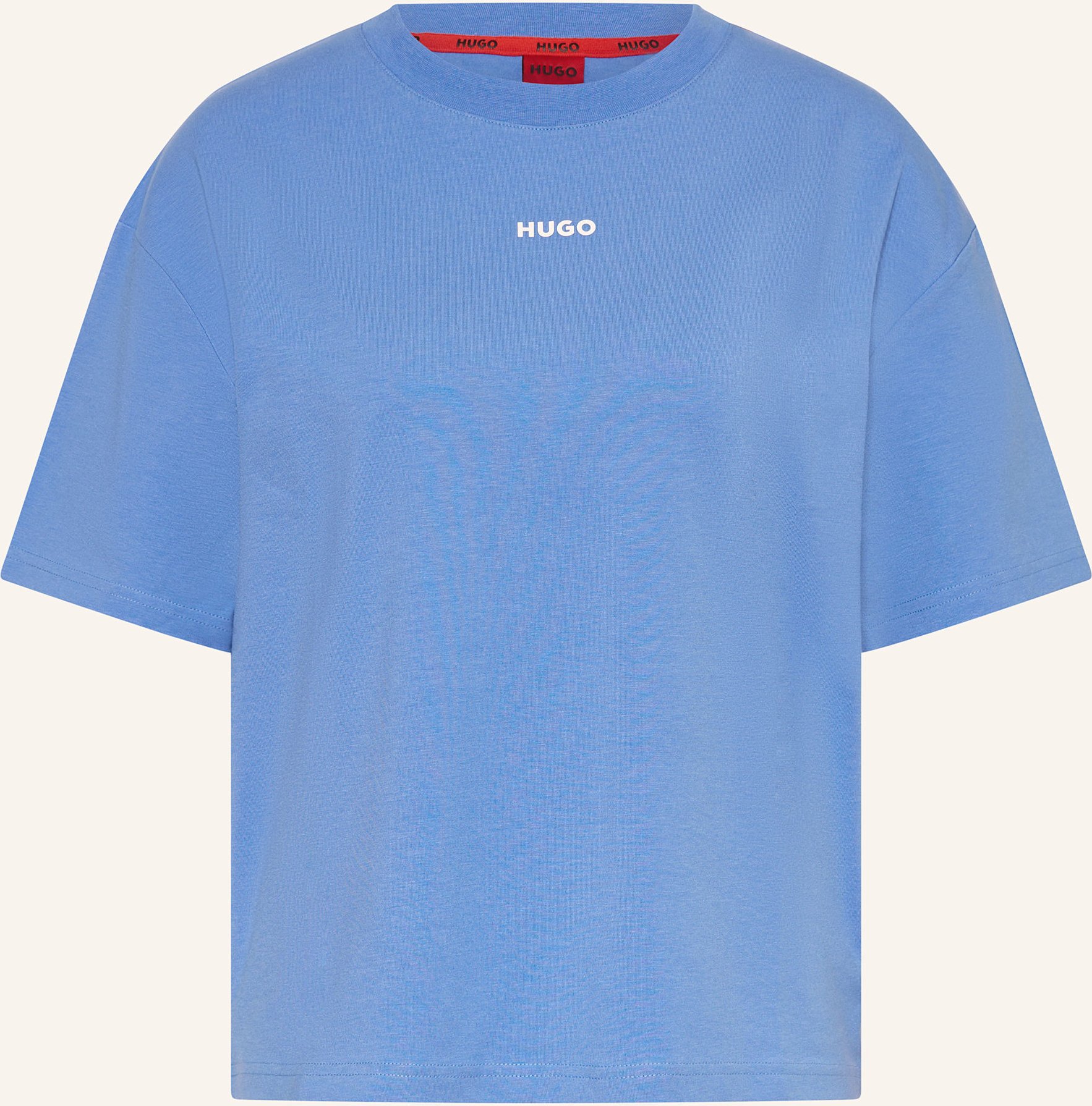 Hugo Lounge-Shirt Shuffle blau