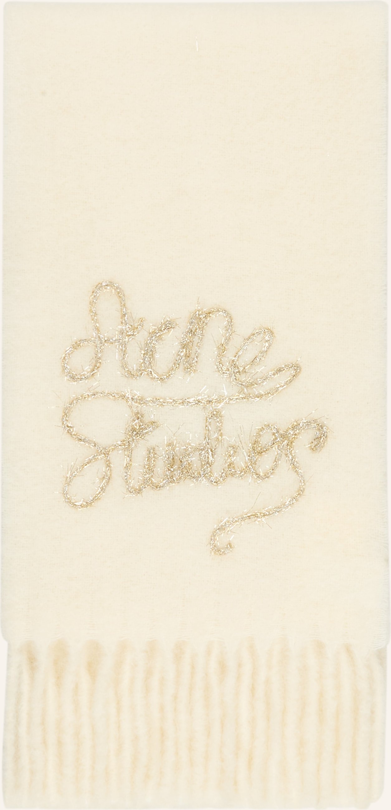 Acne Studios Schal Mit Alpaka weiss