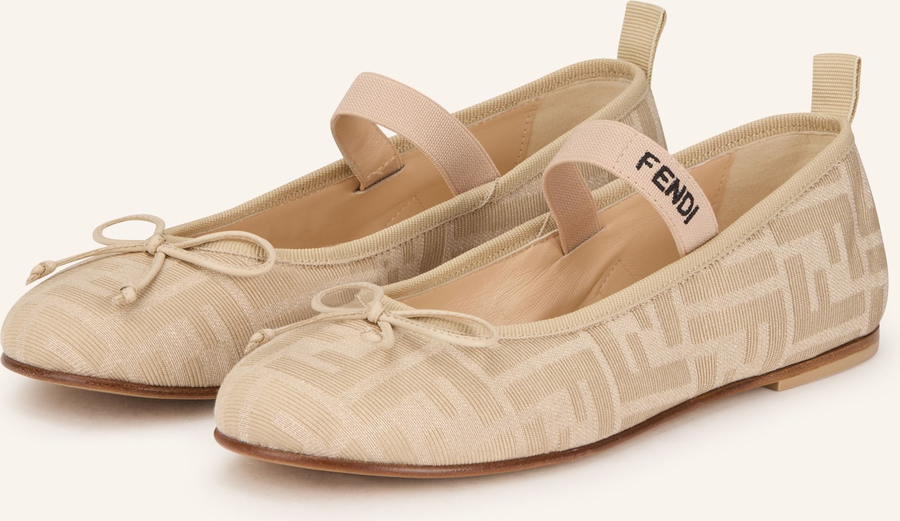 Fendi Ballerinas beige
