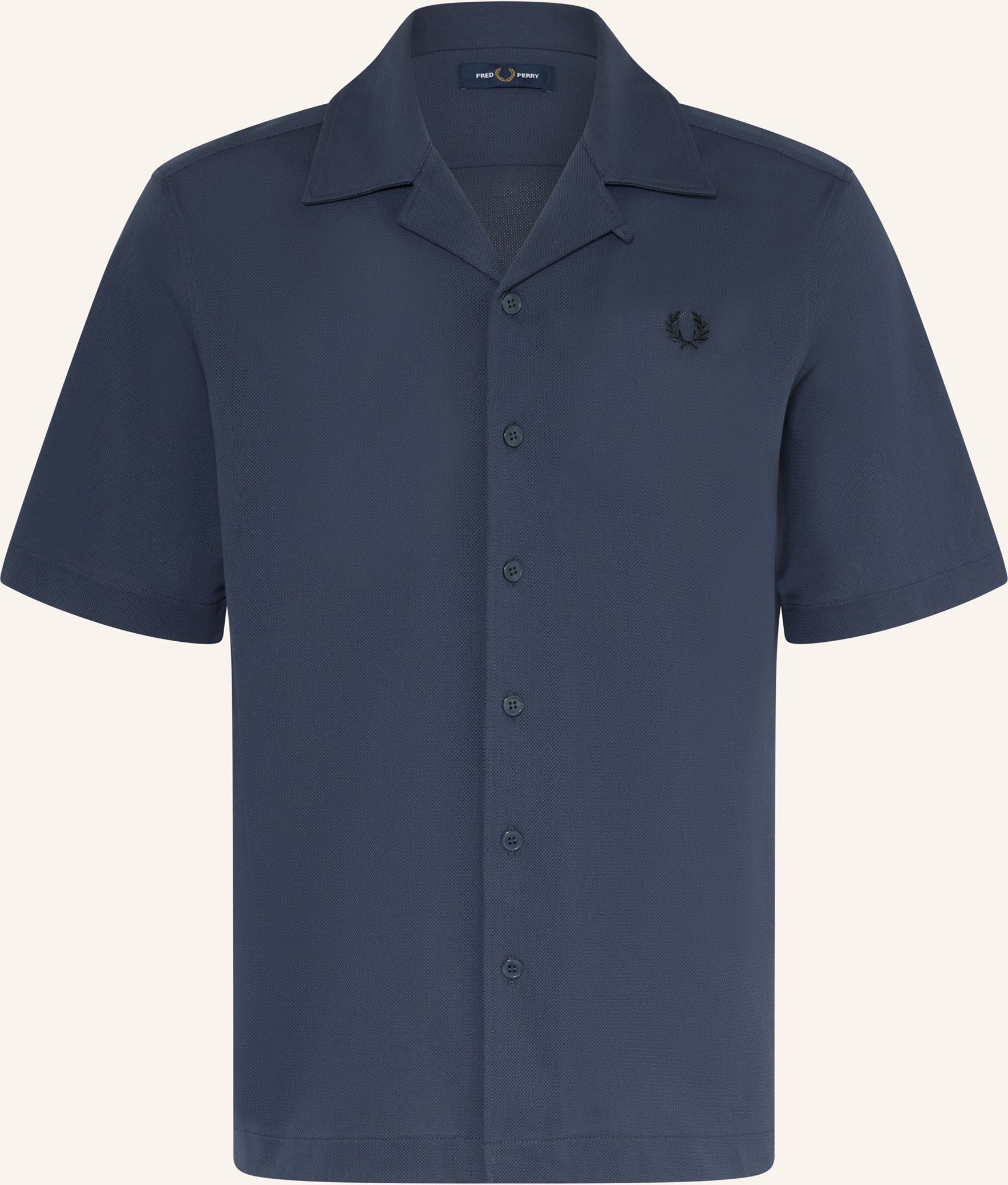Fred Perry Resorthemd Comfort Fit blau