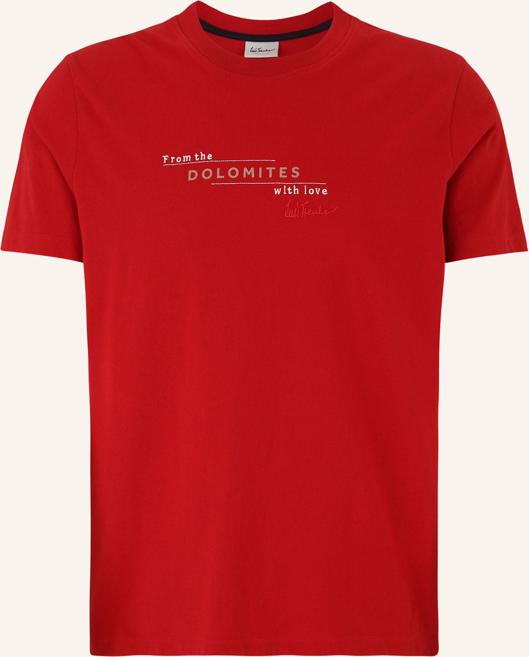 Luis Trenker T-Shirts Dolomitico rot