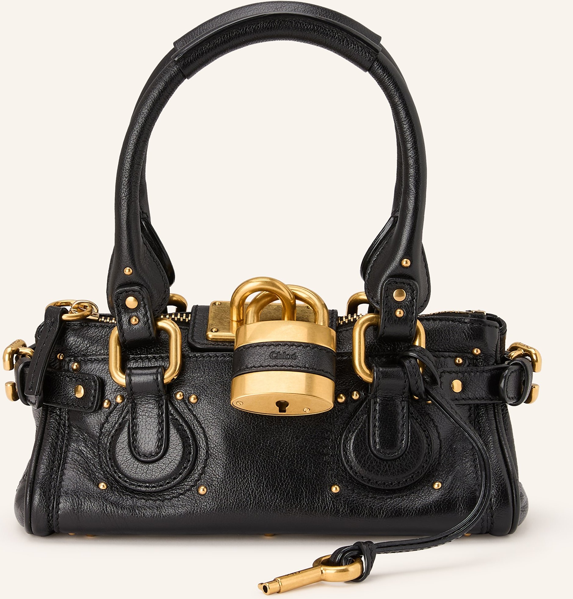 Thumbnail - Chloé Handtasche Paddington Small schwarz