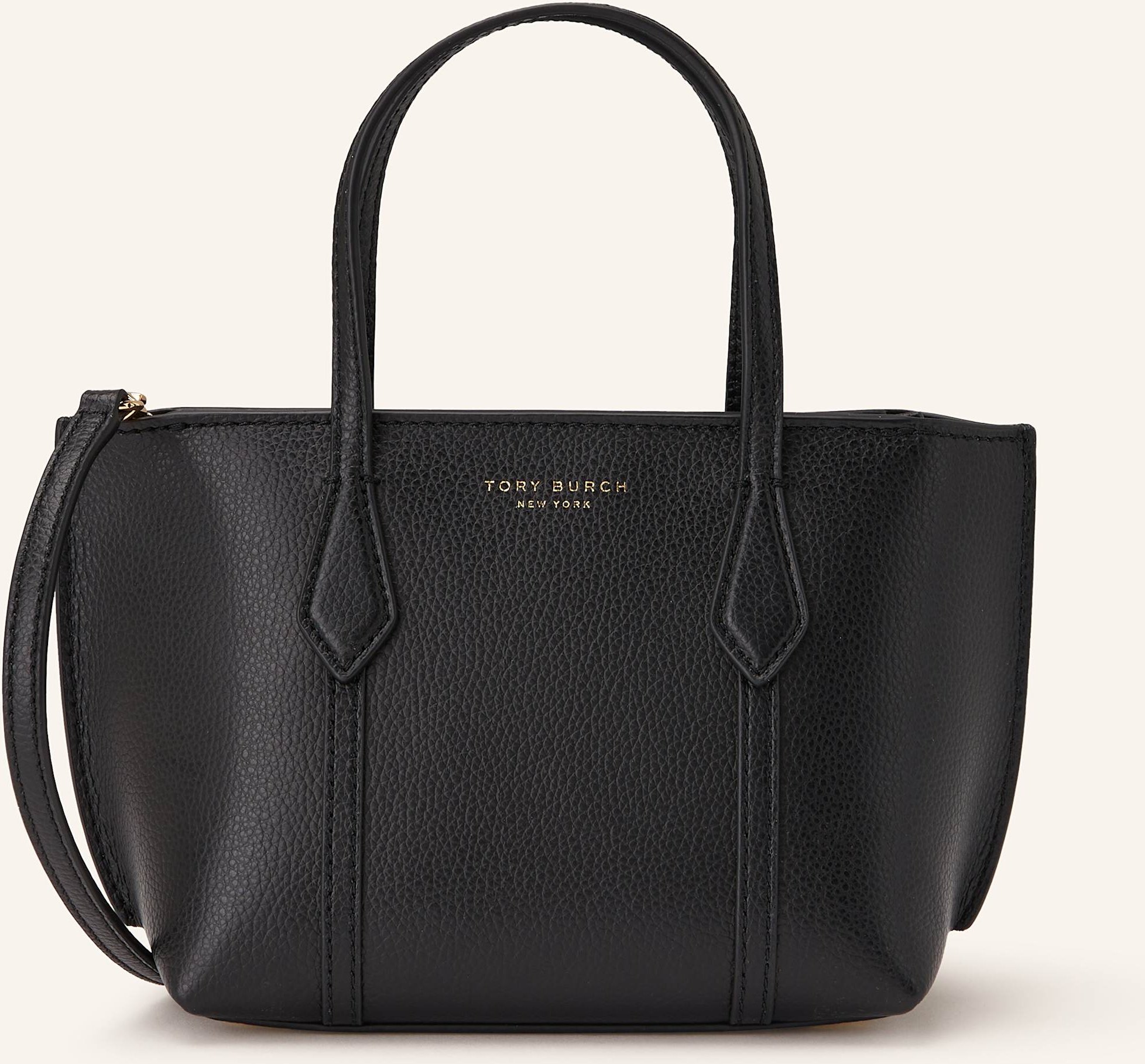 Thumbnail - Tory Burch Handtasche Perry Mini schwarz
