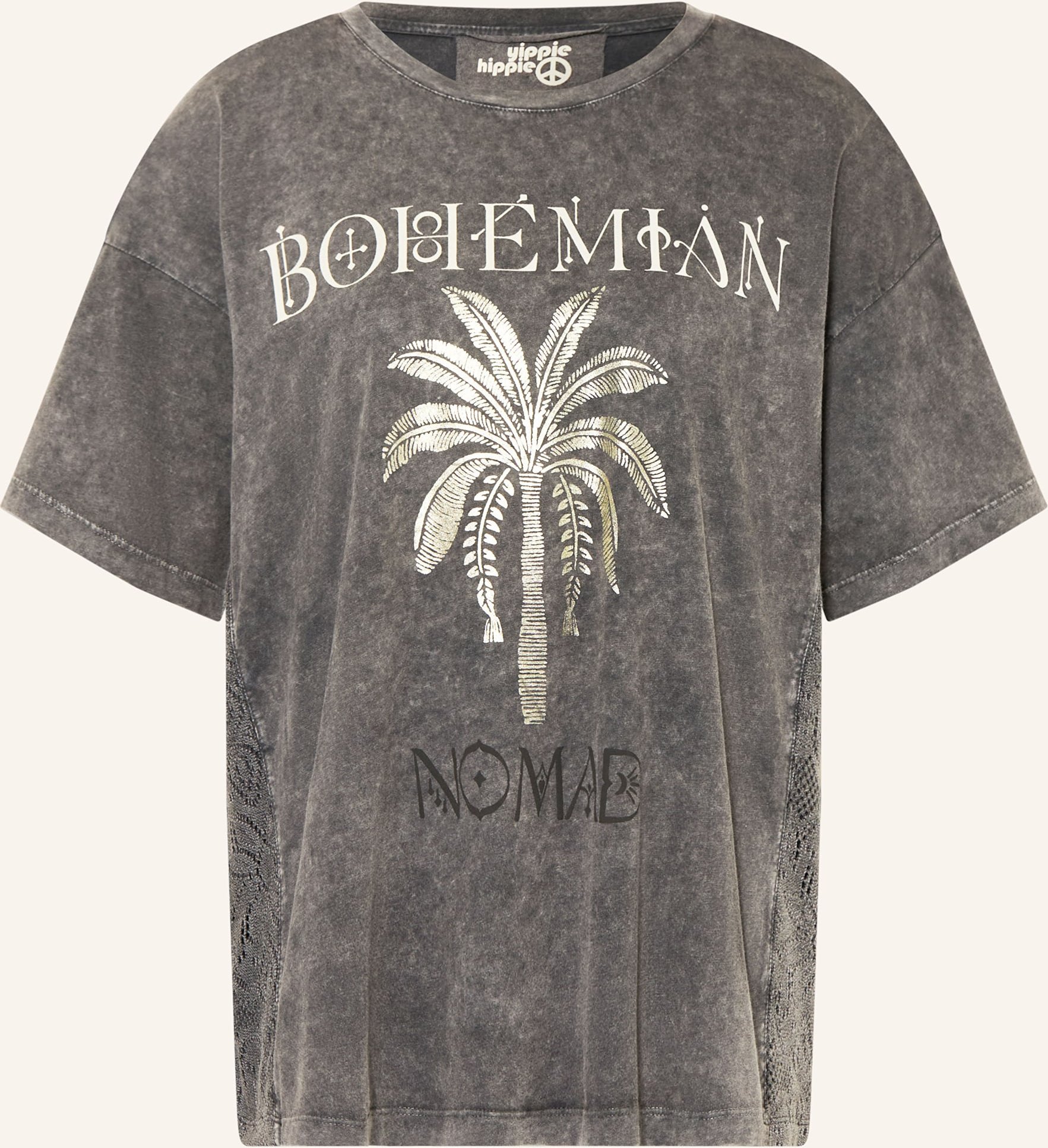 Yippie Hippie T-Shirt grau