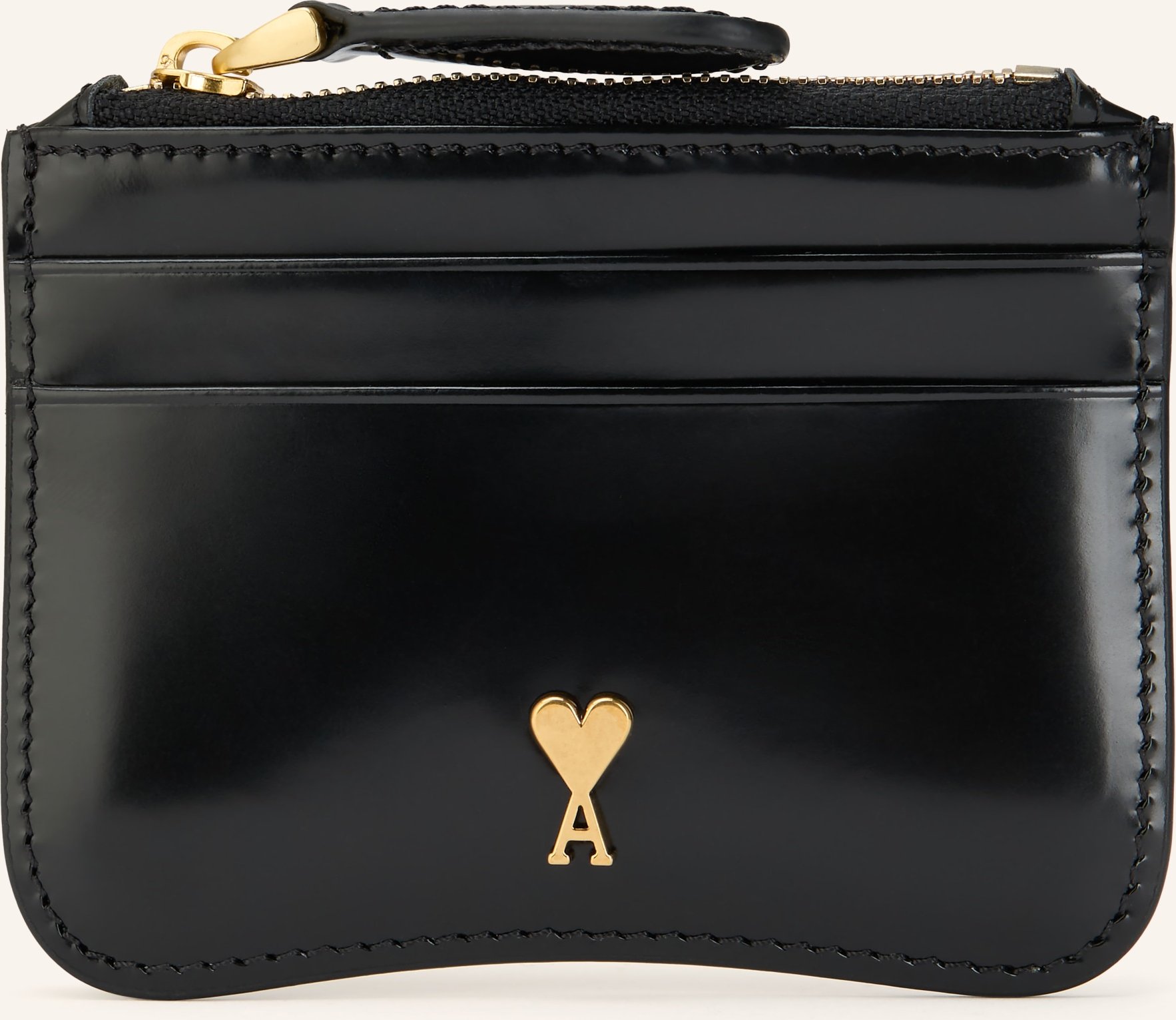 Ami Paris Kartenetui schwarz