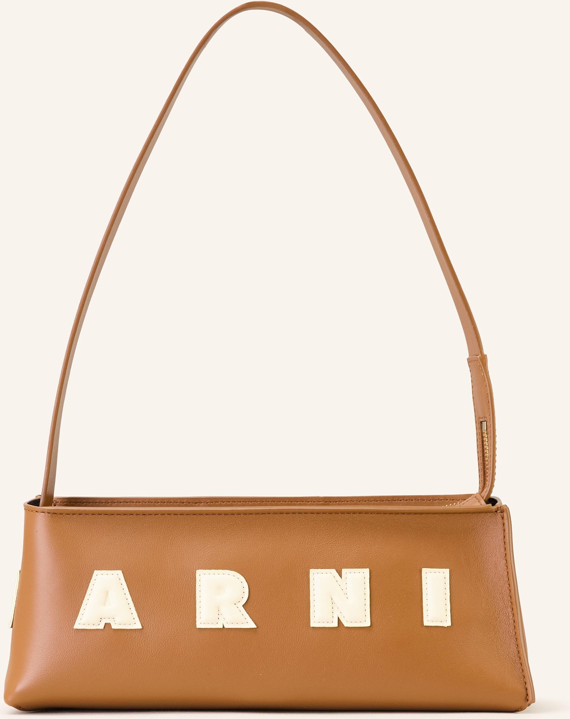 Marni Schultertasche Museo braun