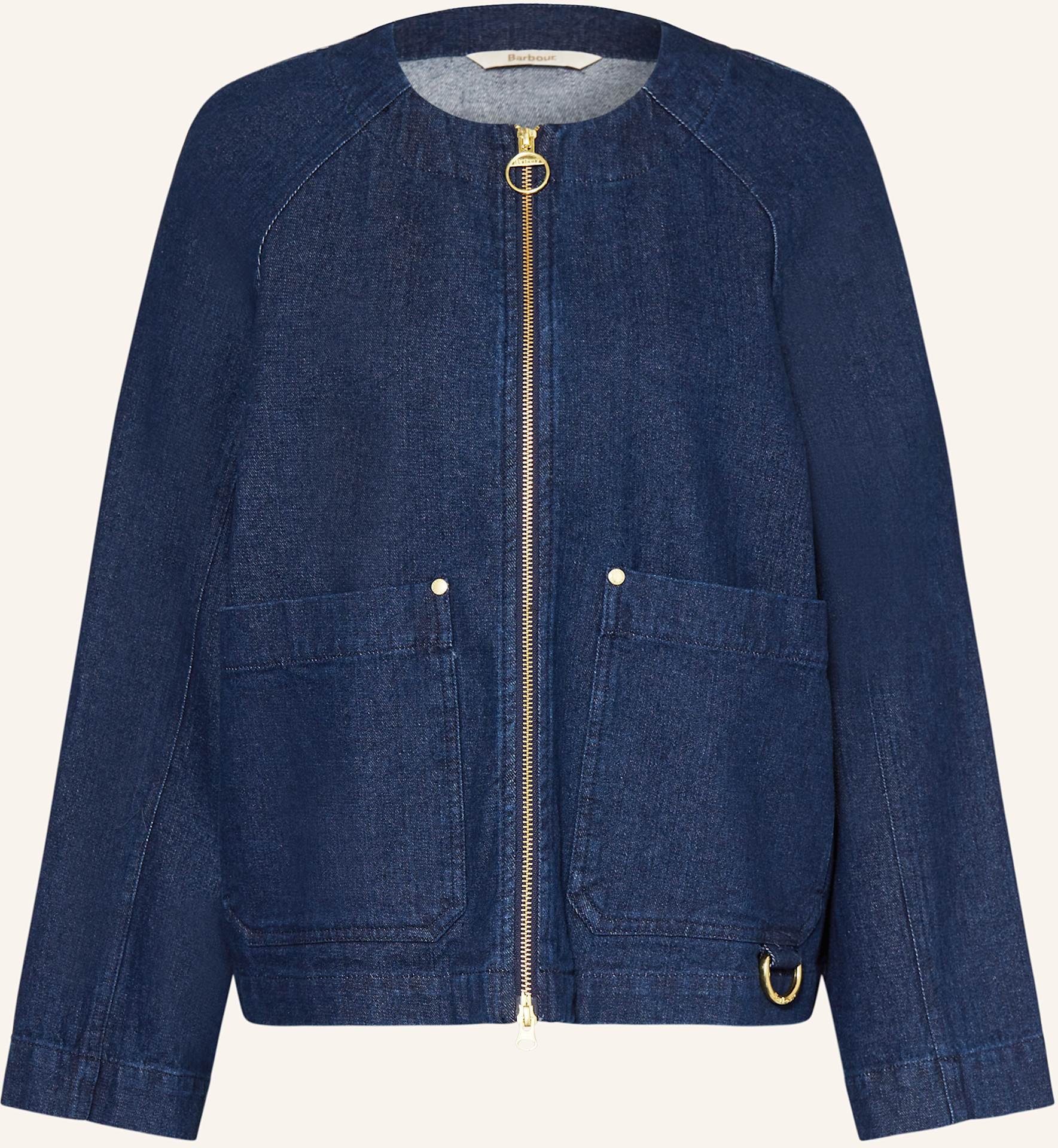Barbour Jeansjacke Saima blau