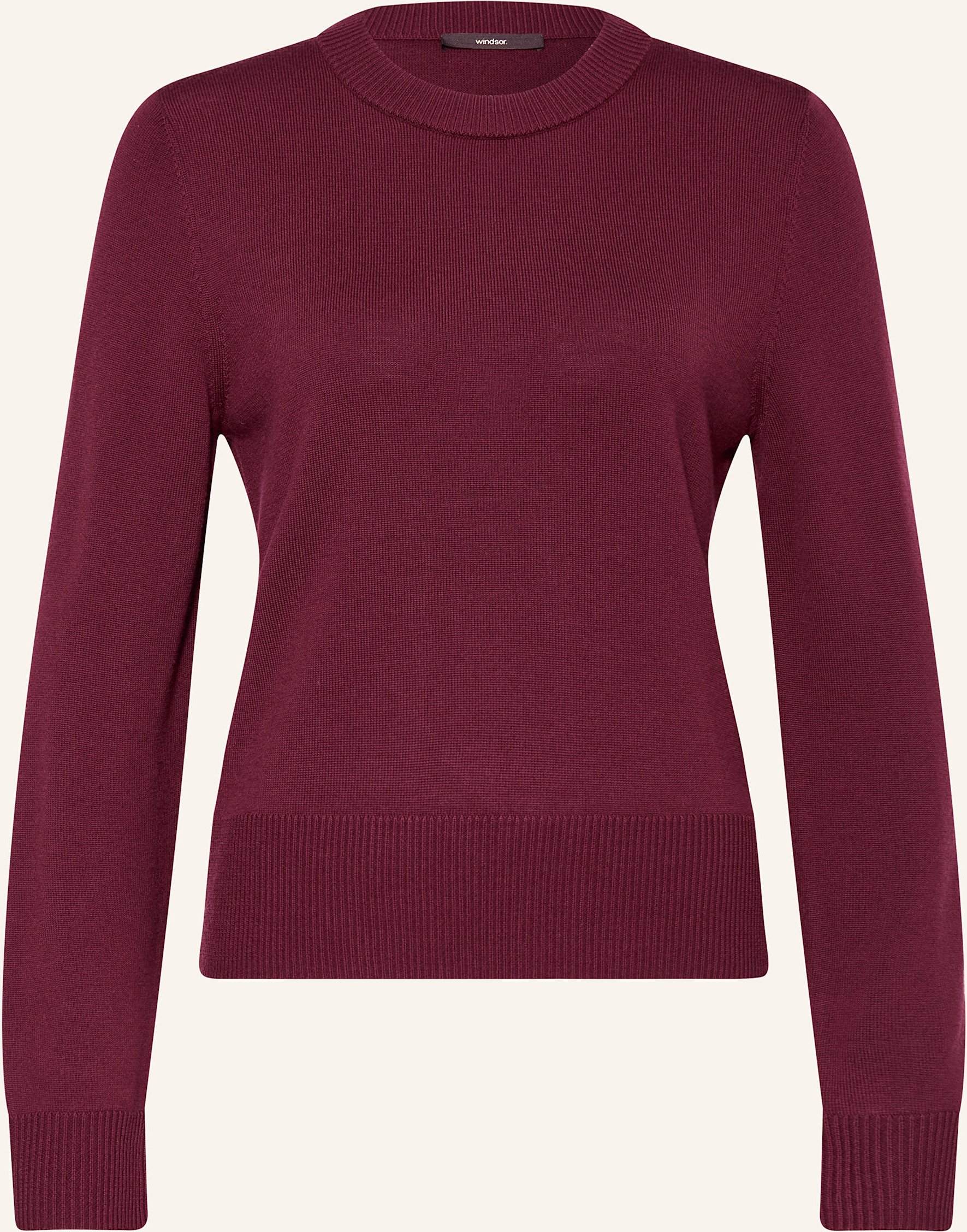 Windsor. Pullover Aus Merinowolle rot