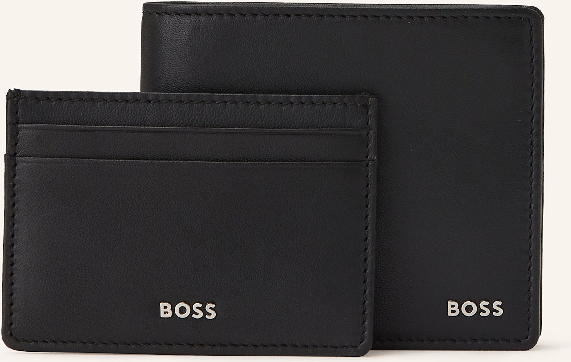 Thumbnail - Boss Set Gbbm: Geldbörse Und Kartenetui Mit Geschenkbox schwarz