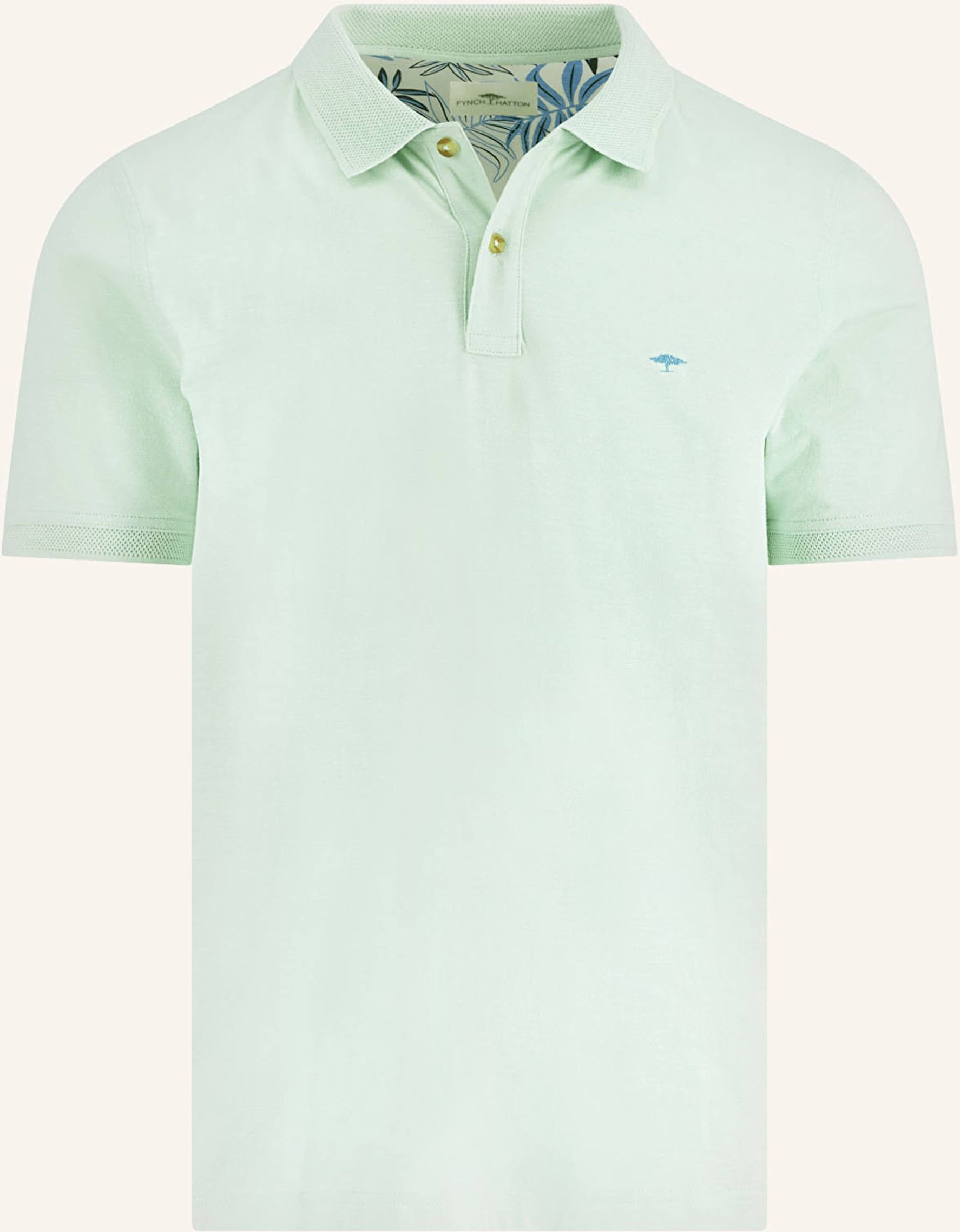Fynch-Hatton Jersey-Poloshirt Casual Fit gruen
