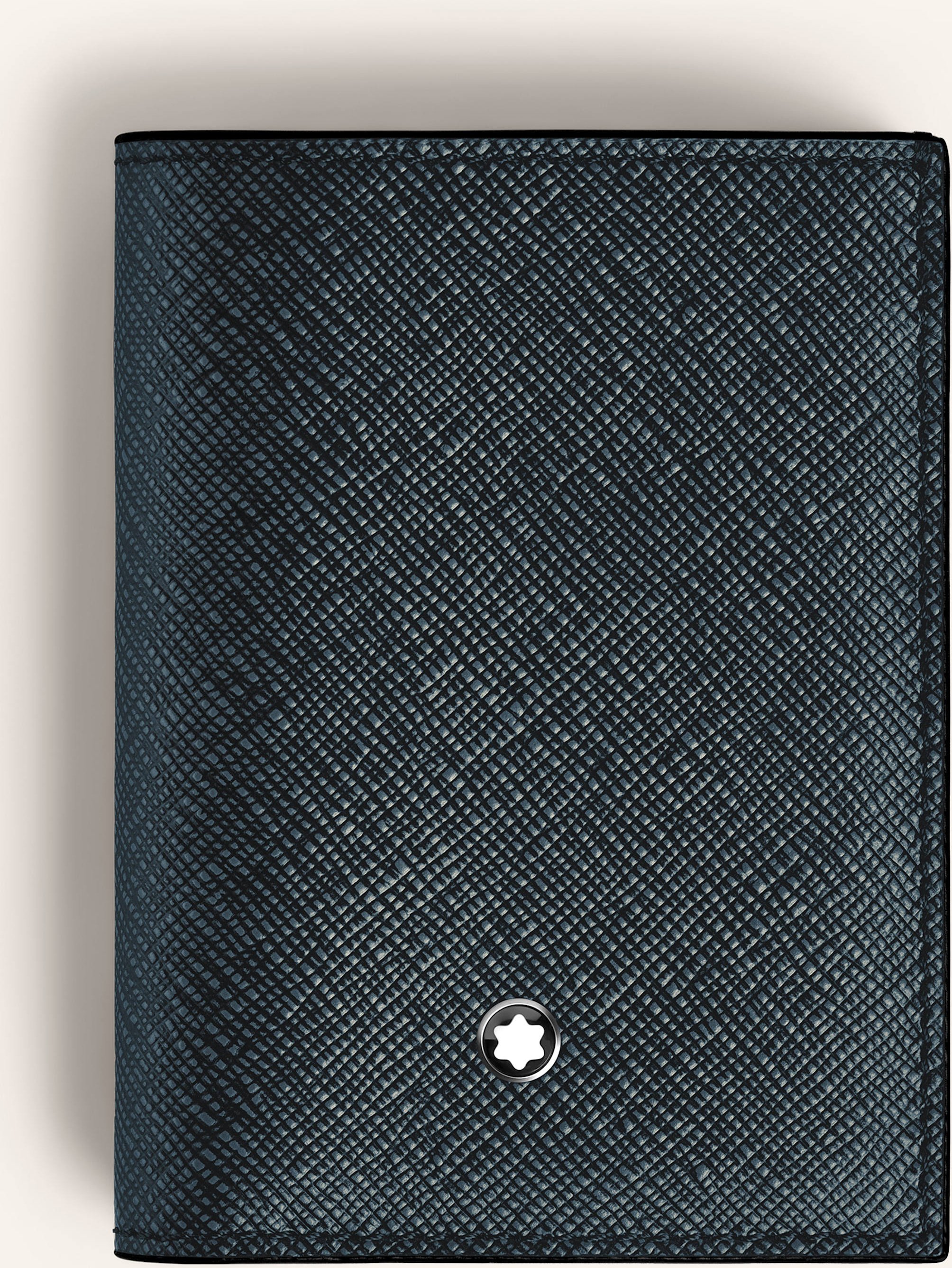 Montblanc Saffiano-Geldbörse Sartorial blau