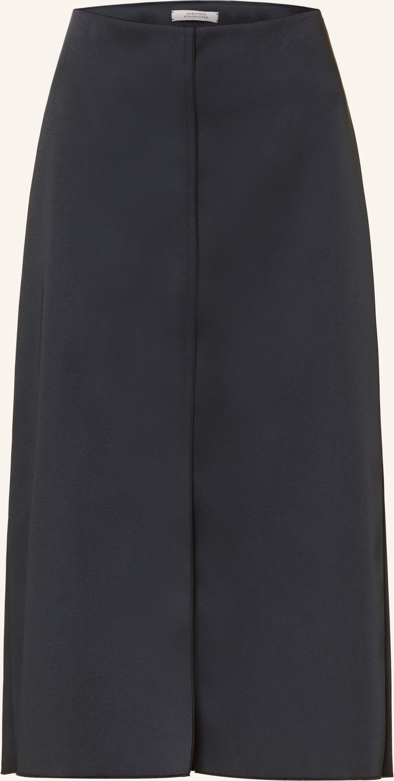 Dorothee Schumacher Satinrock Shiny Statement grau