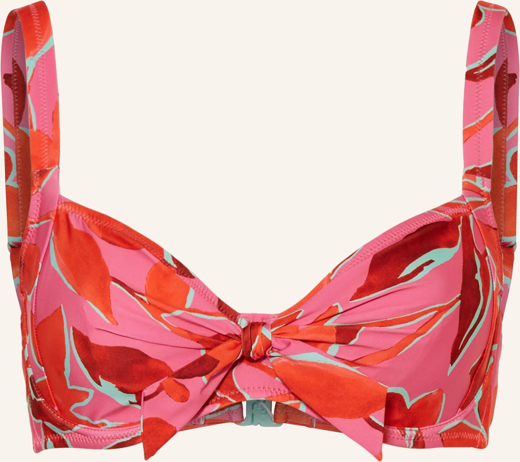 Lidea Bügel-Bikini-Top Fused Florals pink