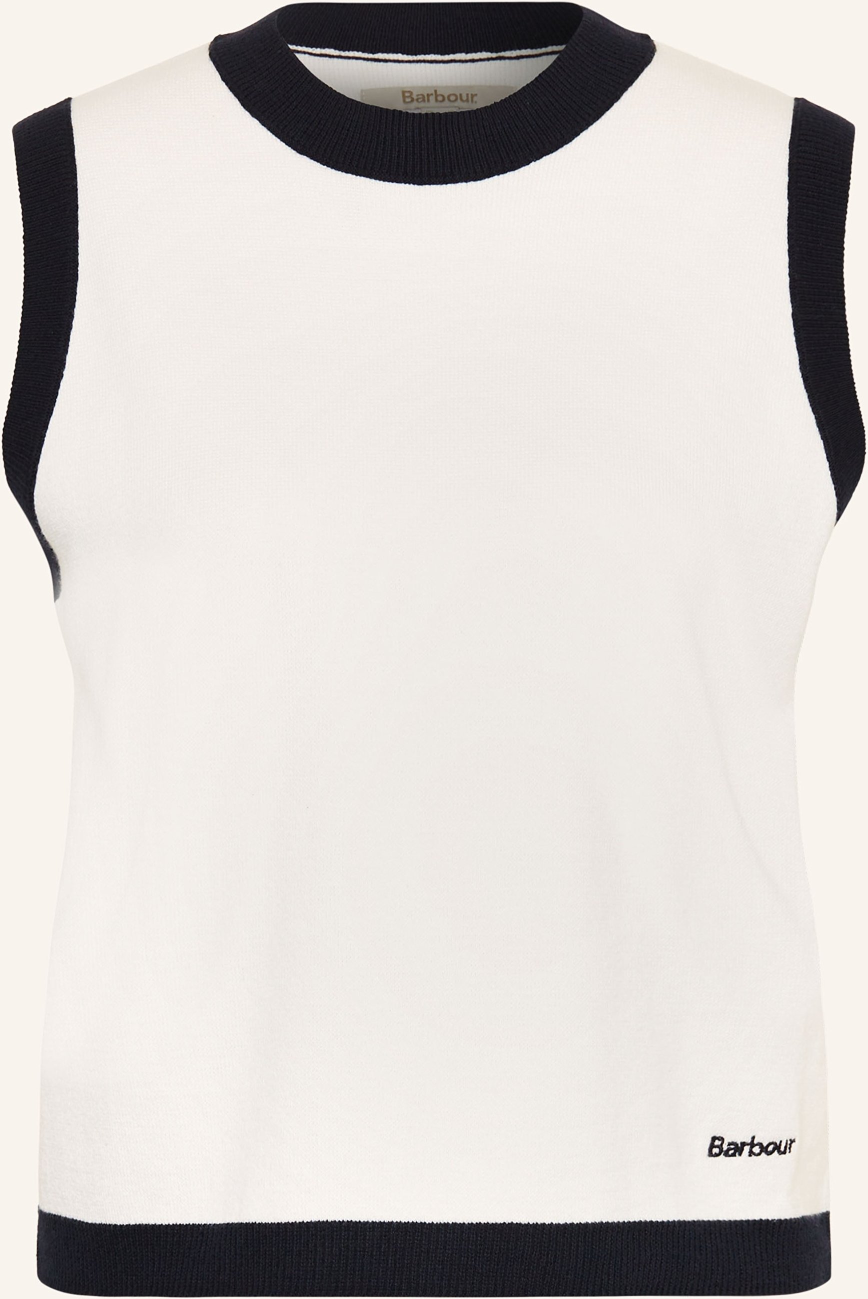 Barbour Pullunder Salthill weiss