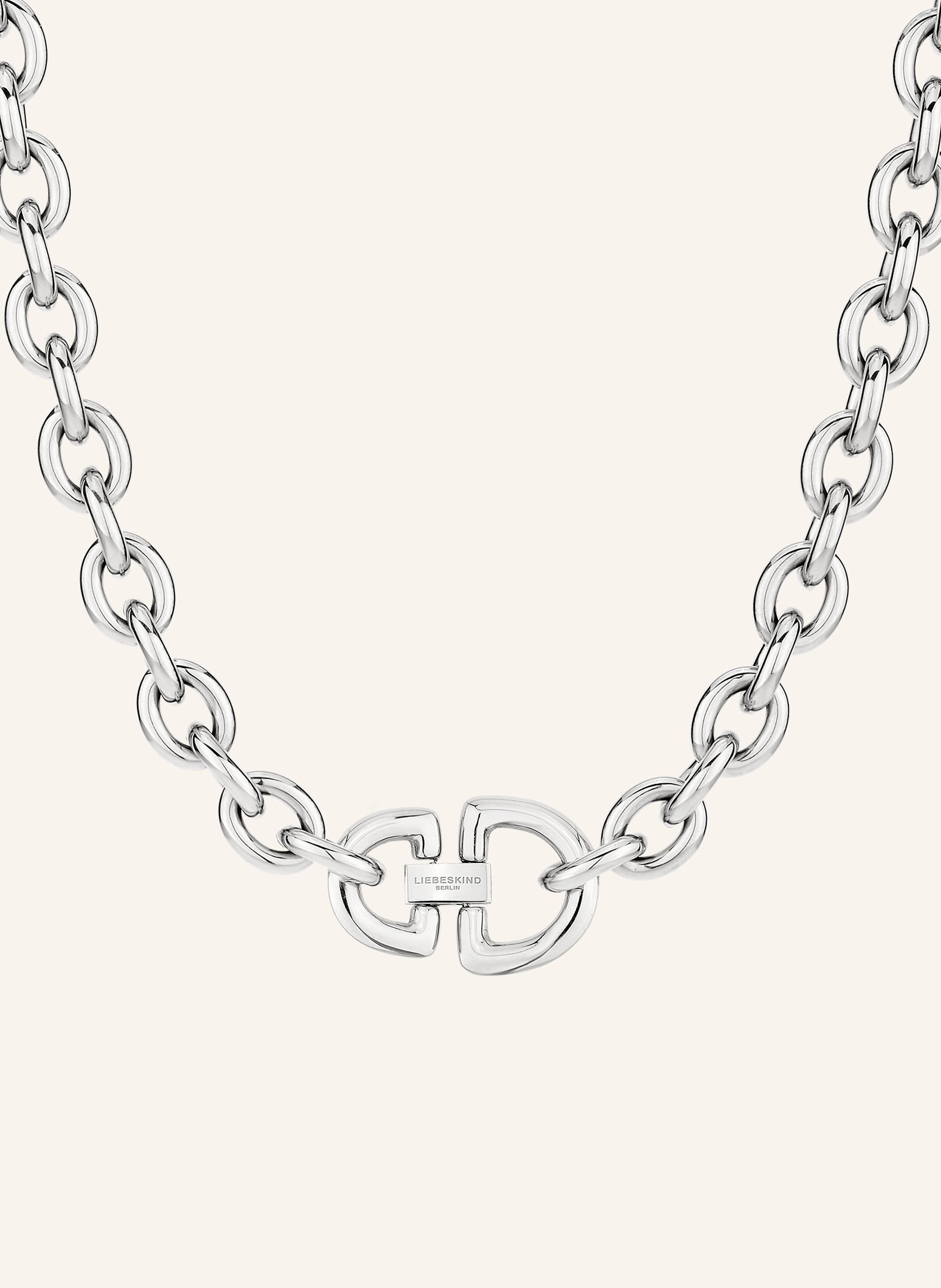 Liebeskind Halskette Aus Edelstahl silber