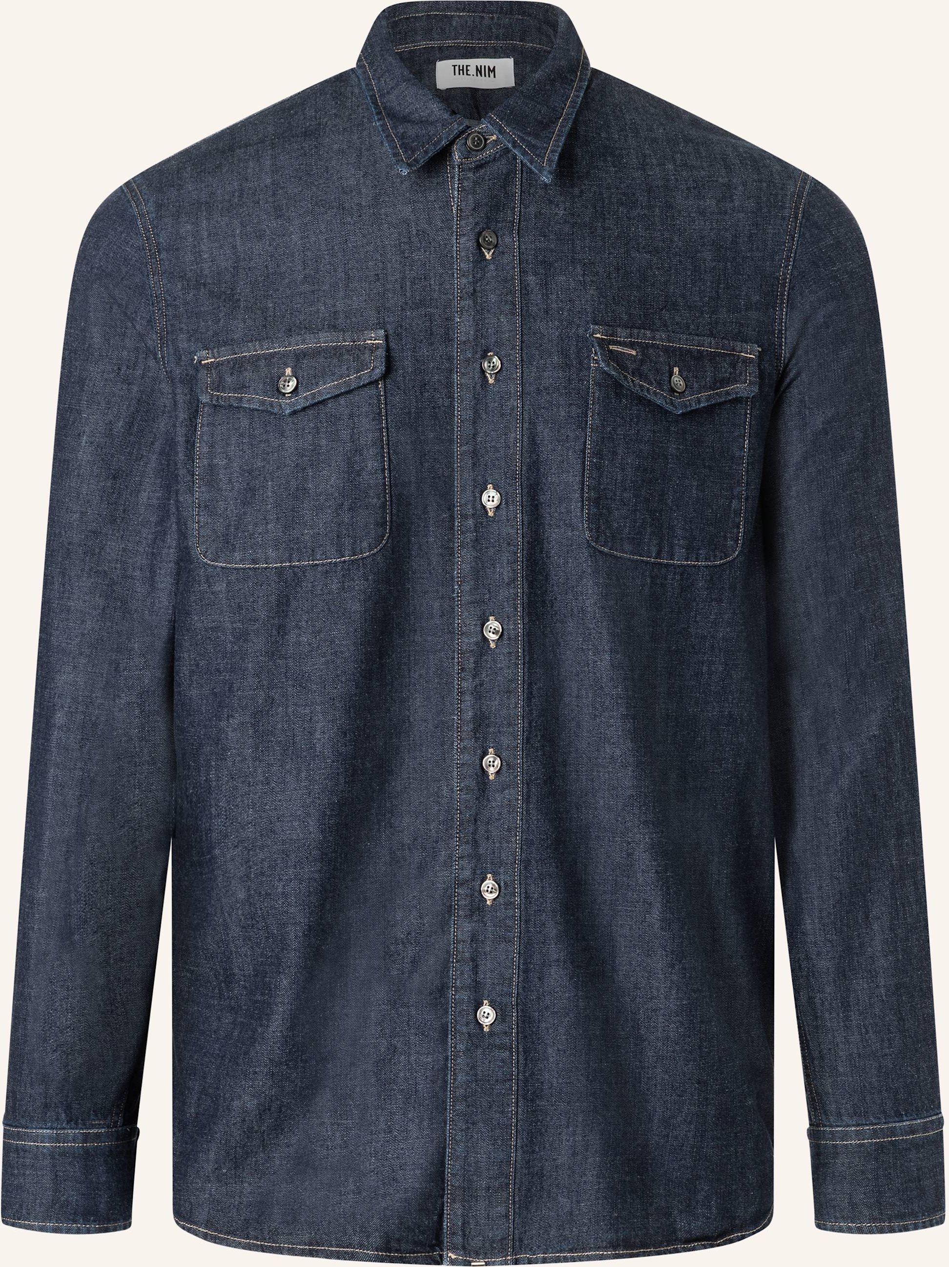 The.Nim Standard Hemd Detroit Shirt blau