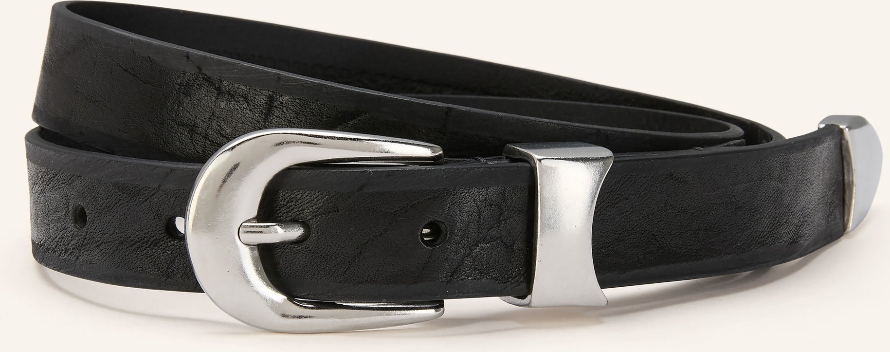 Drykorn Ledegürtel Joko schwarz