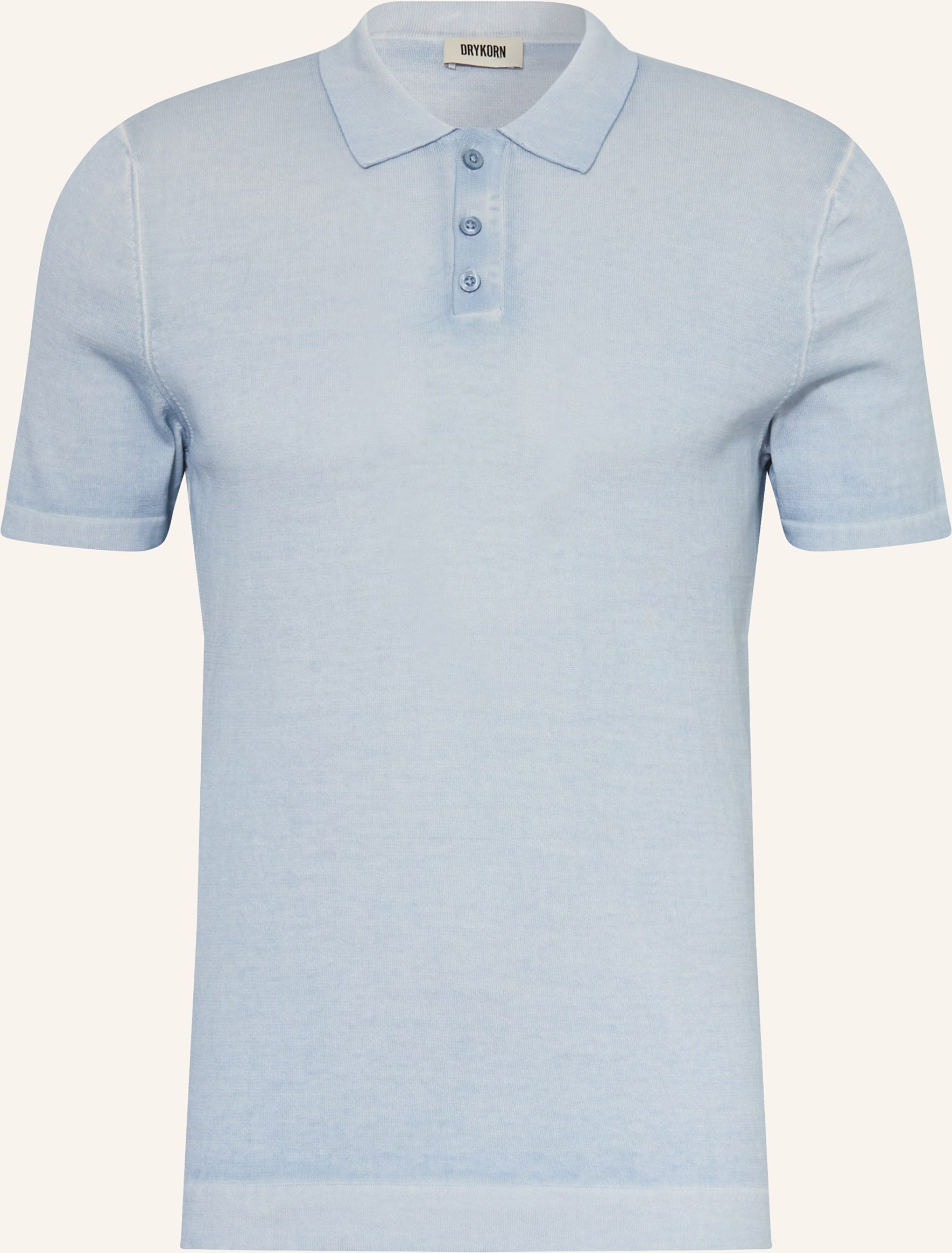 Drykorn Strick-Poloshirt Triton blau