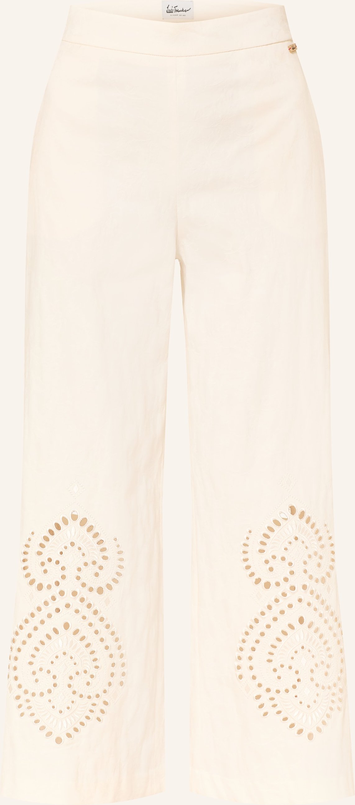 Luis Trenker Jacquard-Culotte Luleonilda weiss