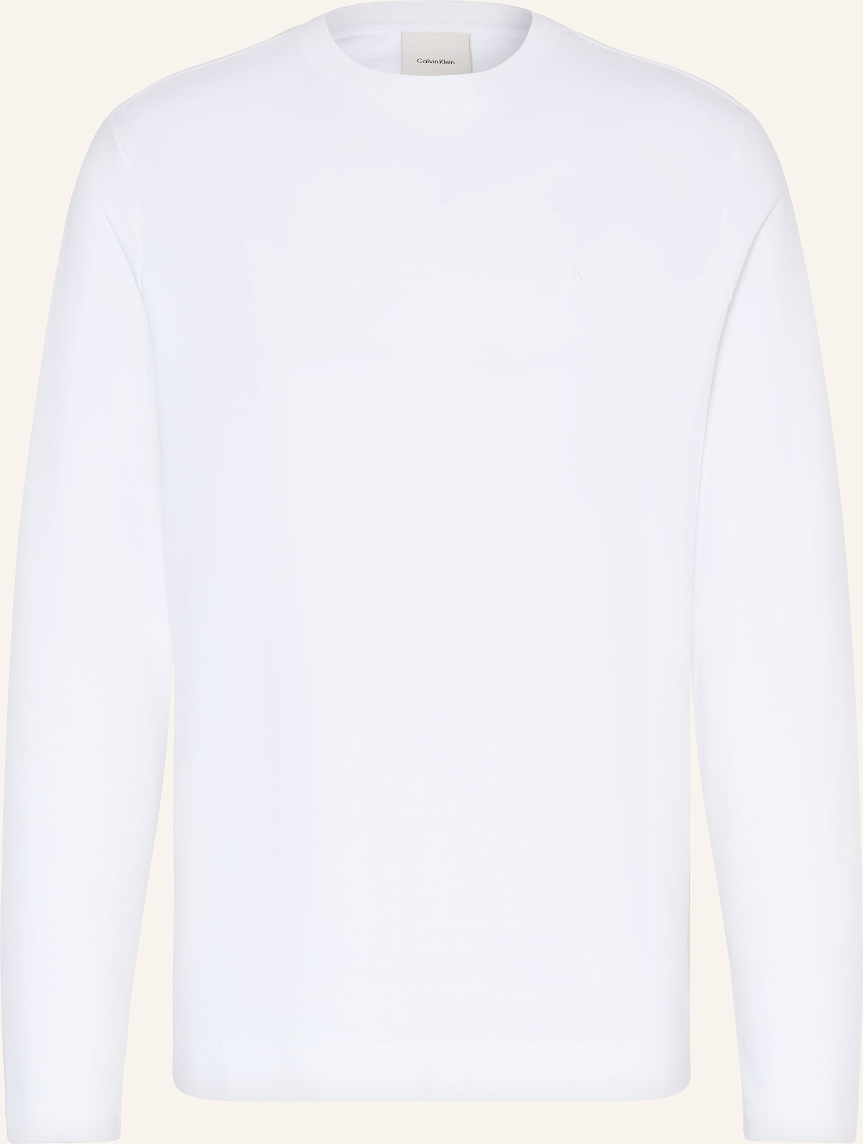 Calvin Klein Longsleeve Luxe Cotton Interlock weiss
