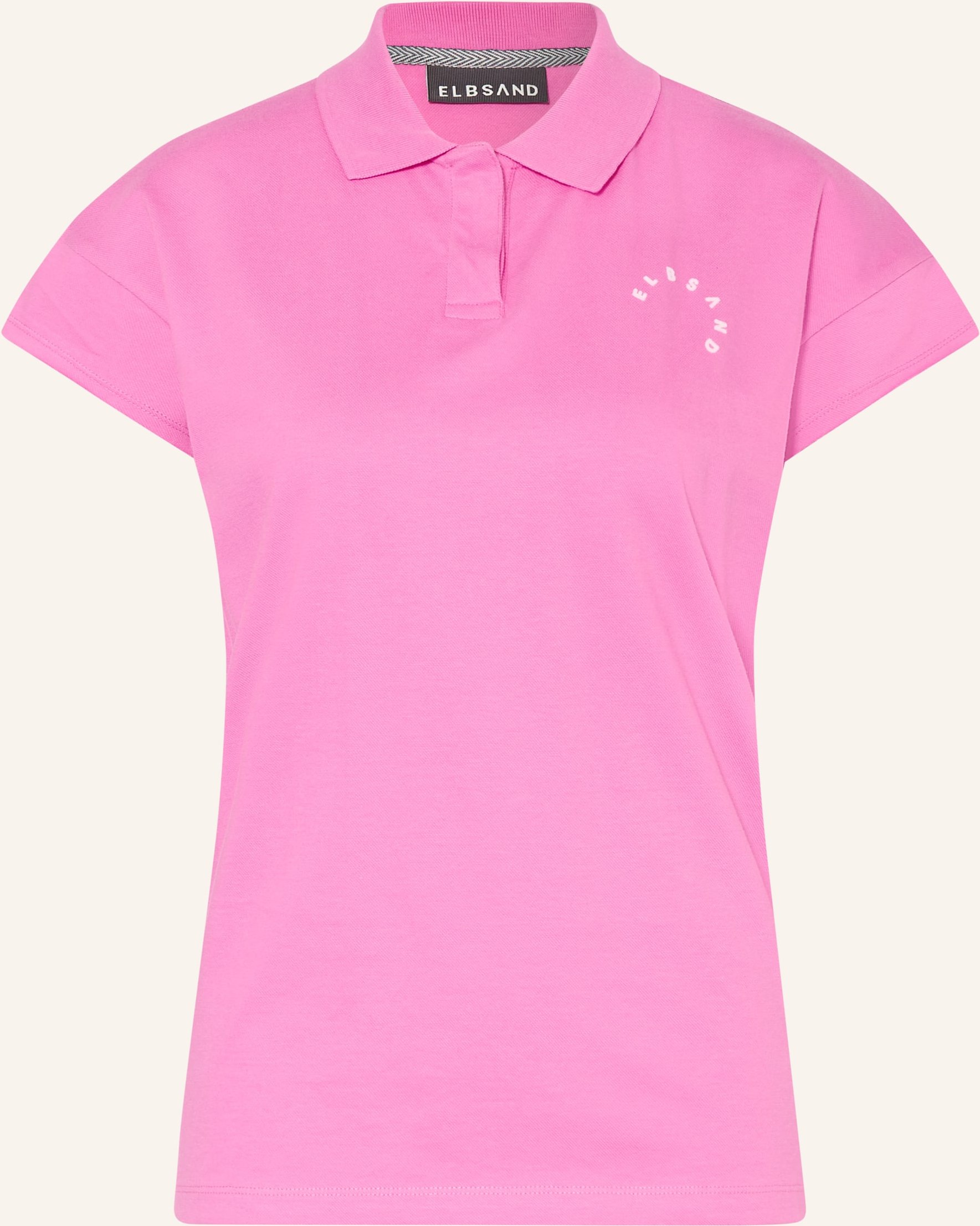 Elbsand Piqué-Poloshirt Torva rosa
