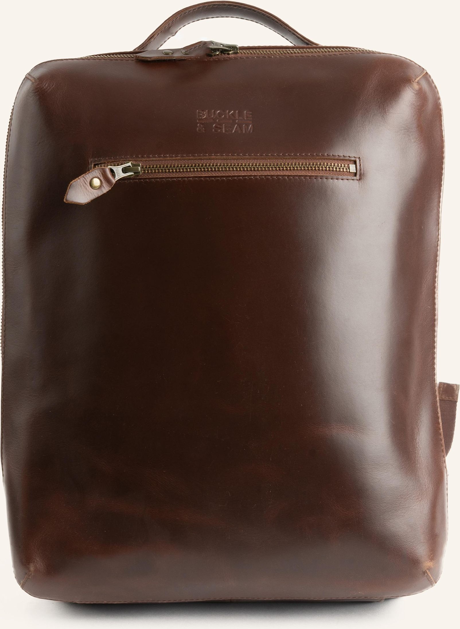 Buckle & Seam Rucksack Mik braun