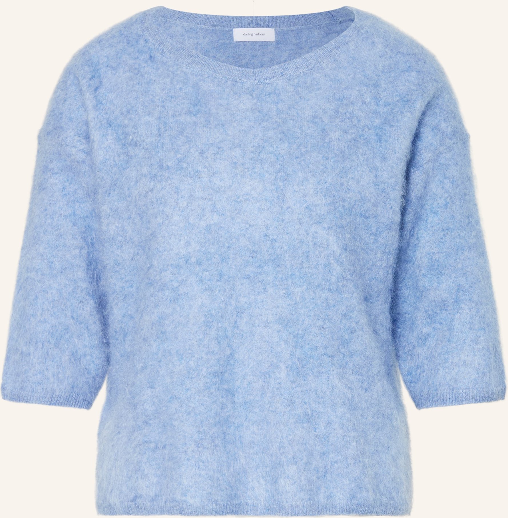Darling Harbour Cashmere-Pullover Mit 3/4-Arm blau