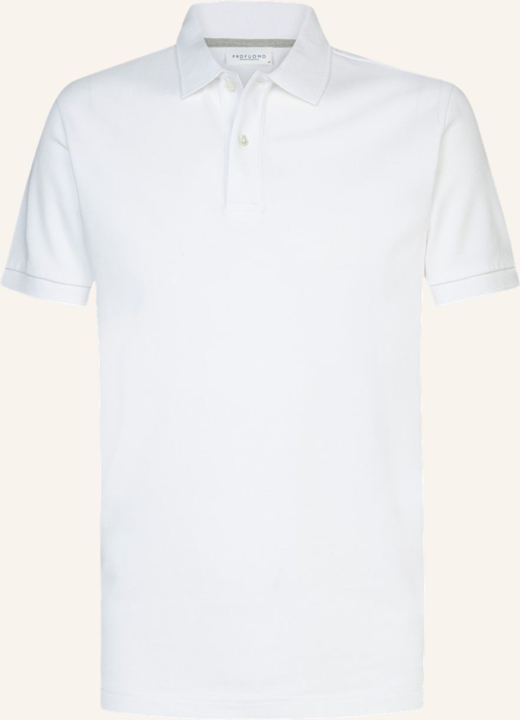 Profuomo Polo Kurzarm weiss