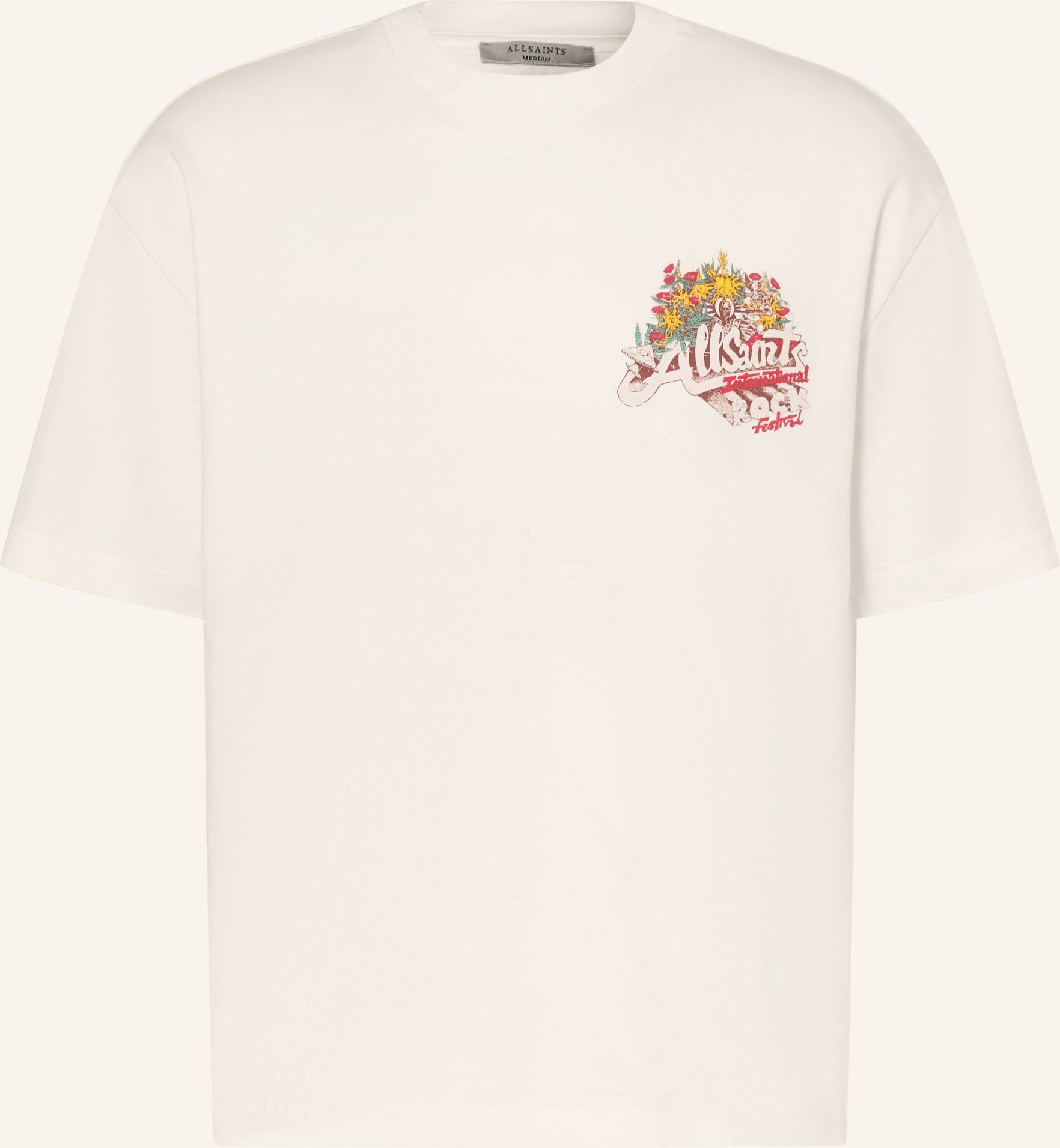 Allsaints Oversized-Shirt Roque Etta weiss