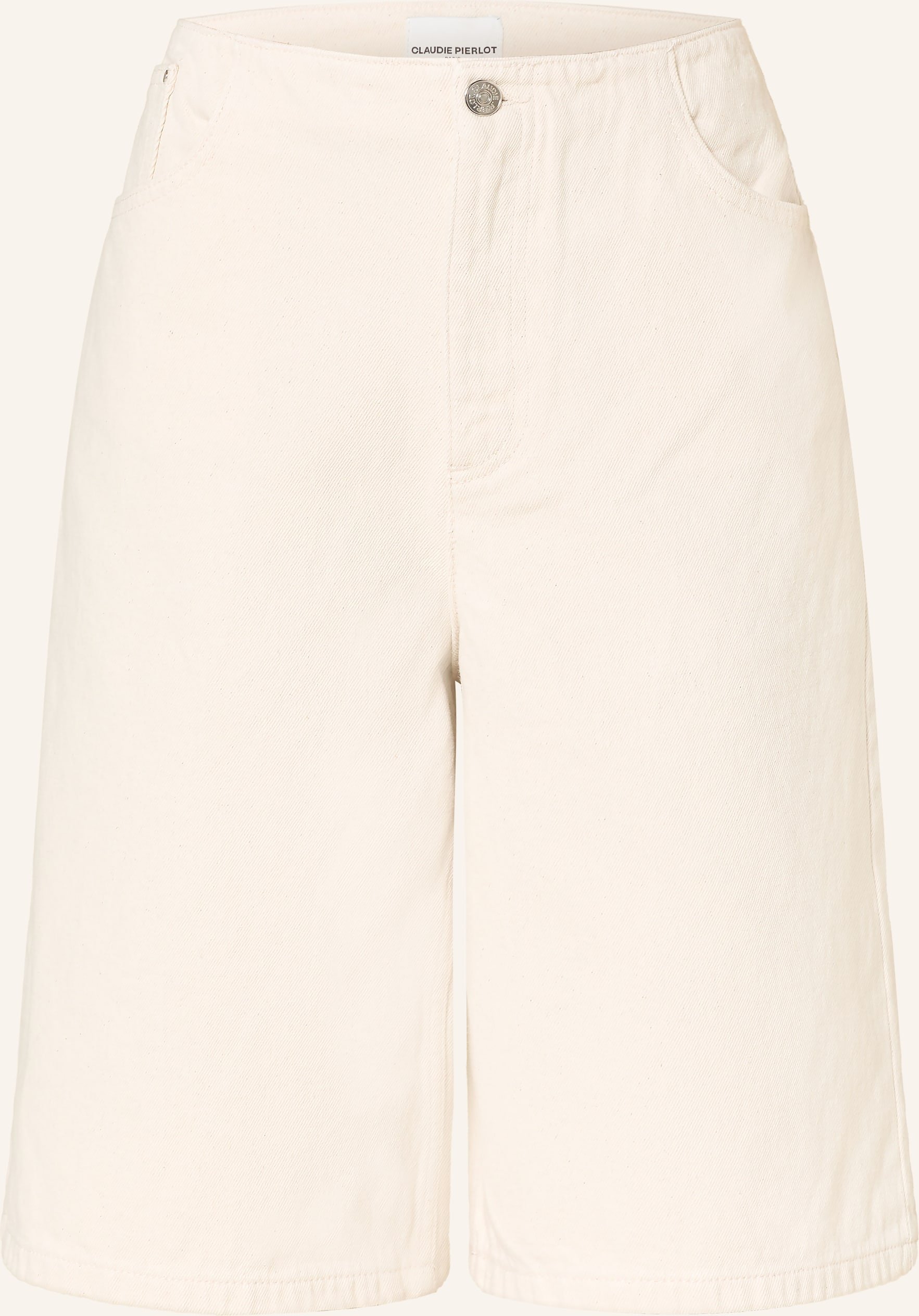 Claudie Pierlot Jeans-Bermudas weiss