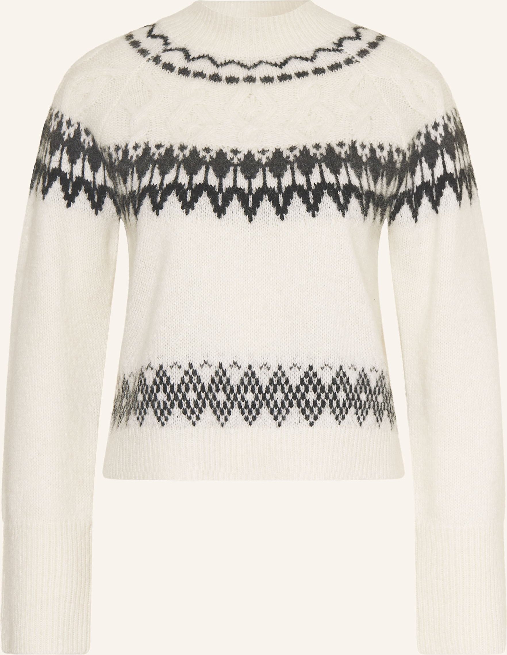 Mrs & Hugs Pullover Mit Alpaka weiss