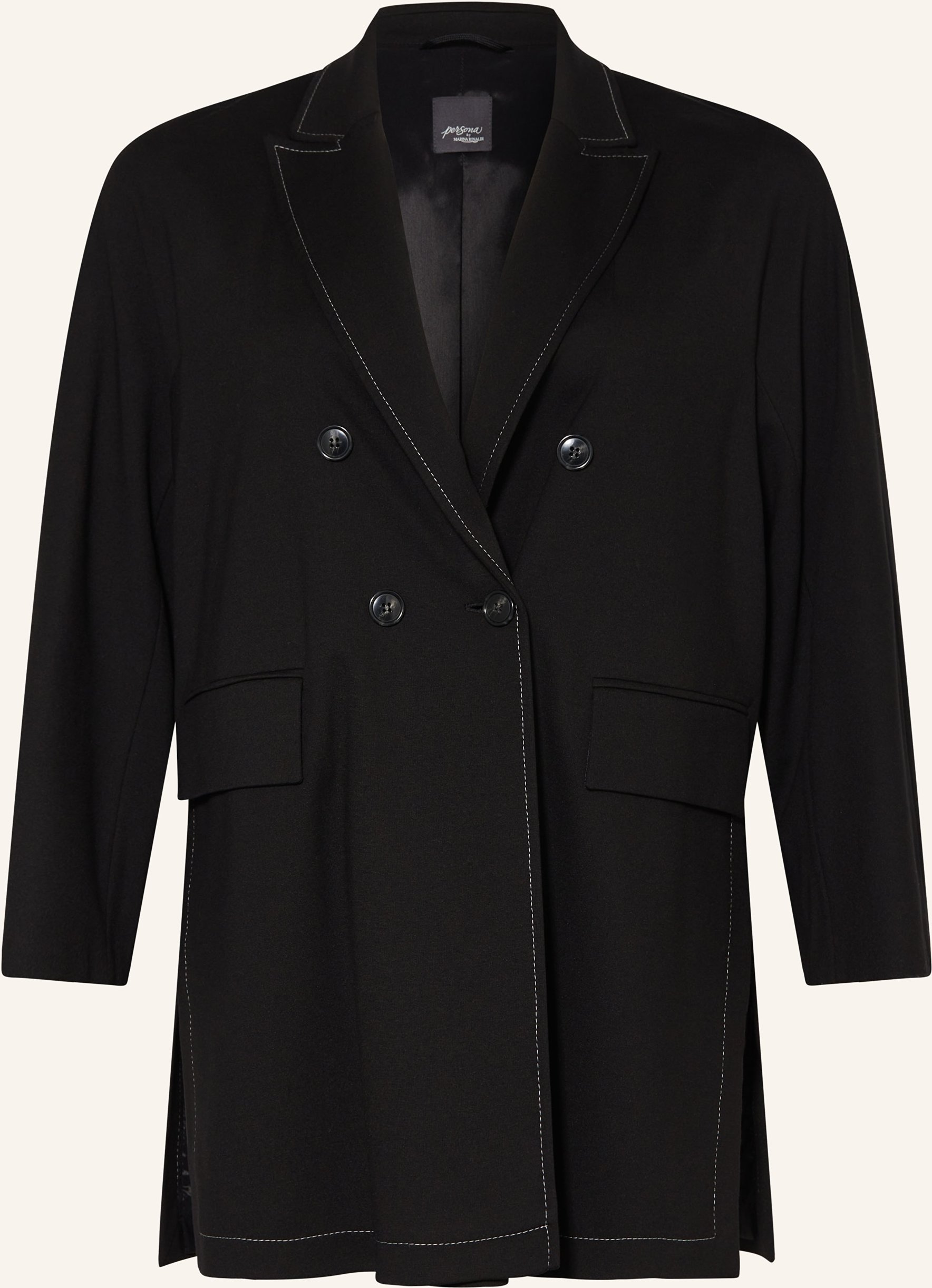 Persona Marina Rinaldi Longblazer Vicini Aus Jersey schwarz