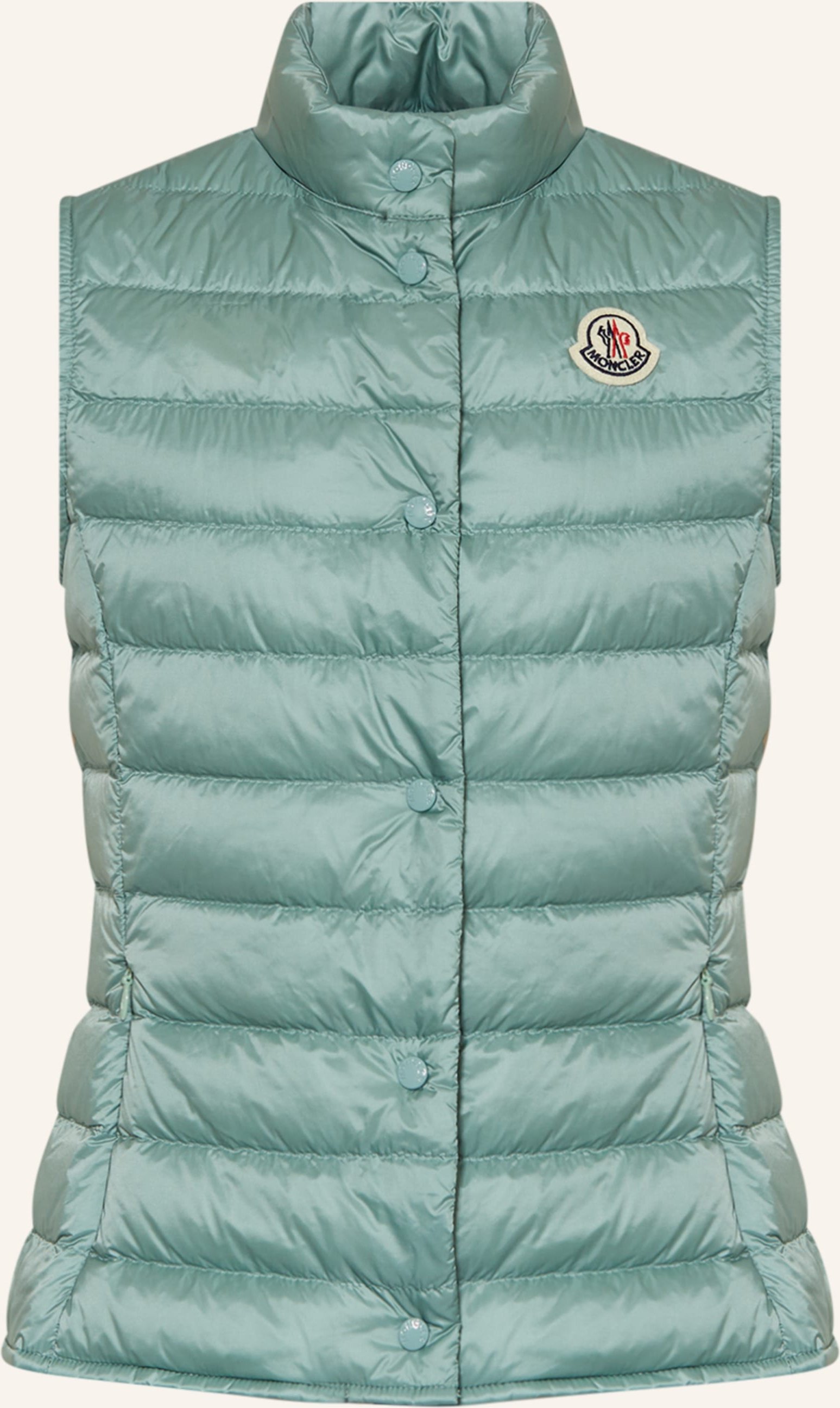 Moncler Enfant Lightweight-Daunenweste Liane gruen