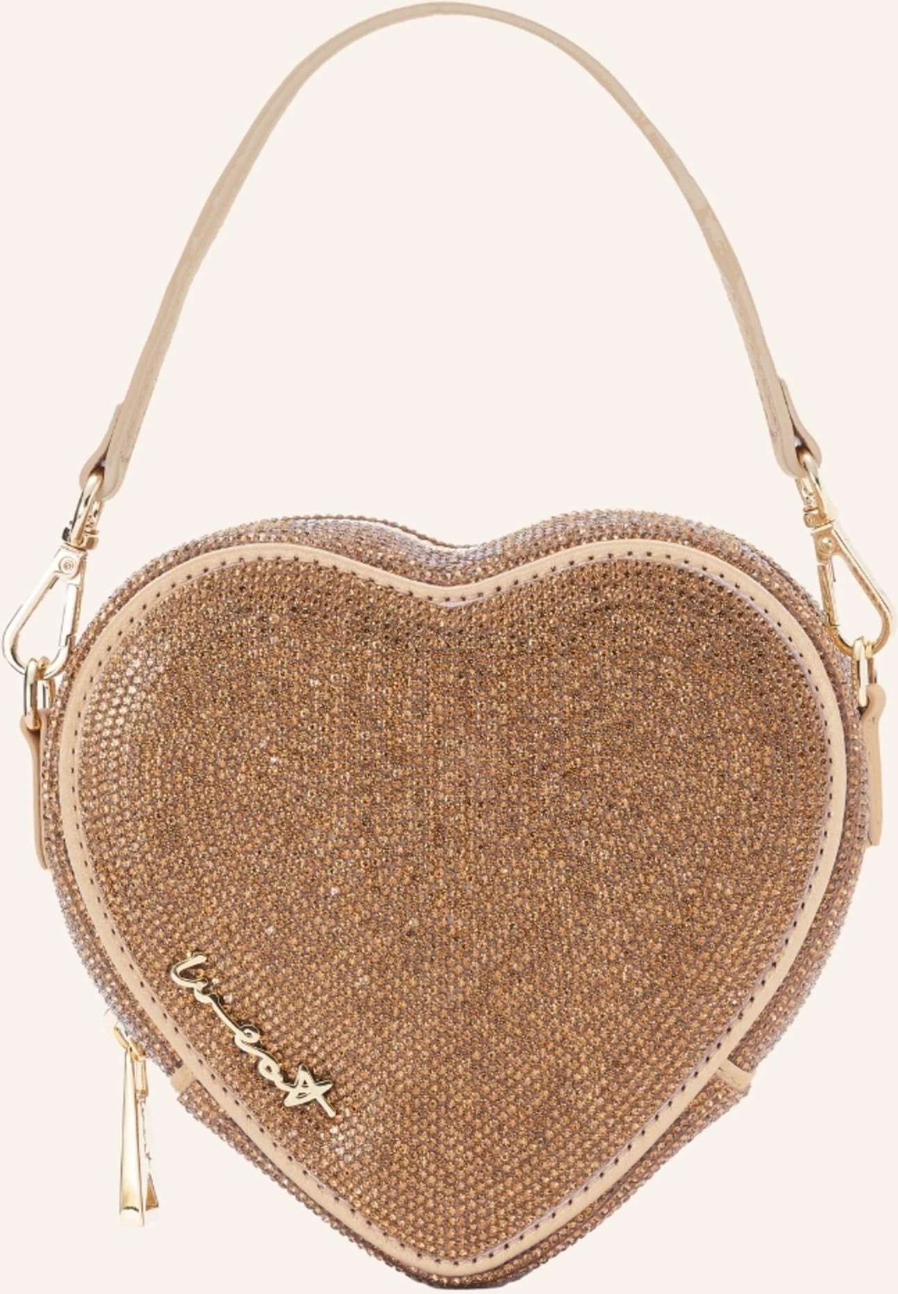 Weat Handtasche Midi Heart gold