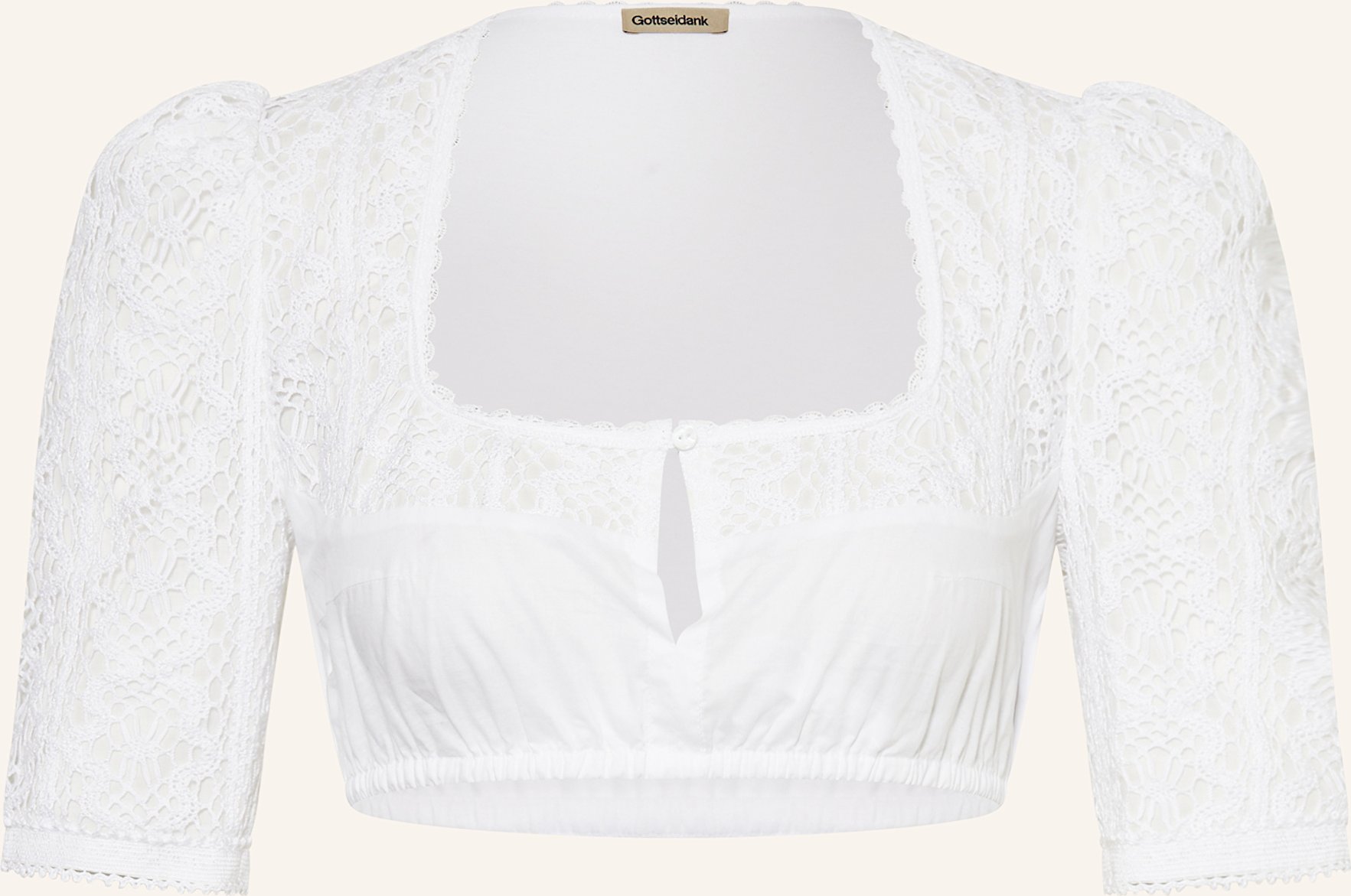 Gottseidank Dirndlbluse Ava weiss